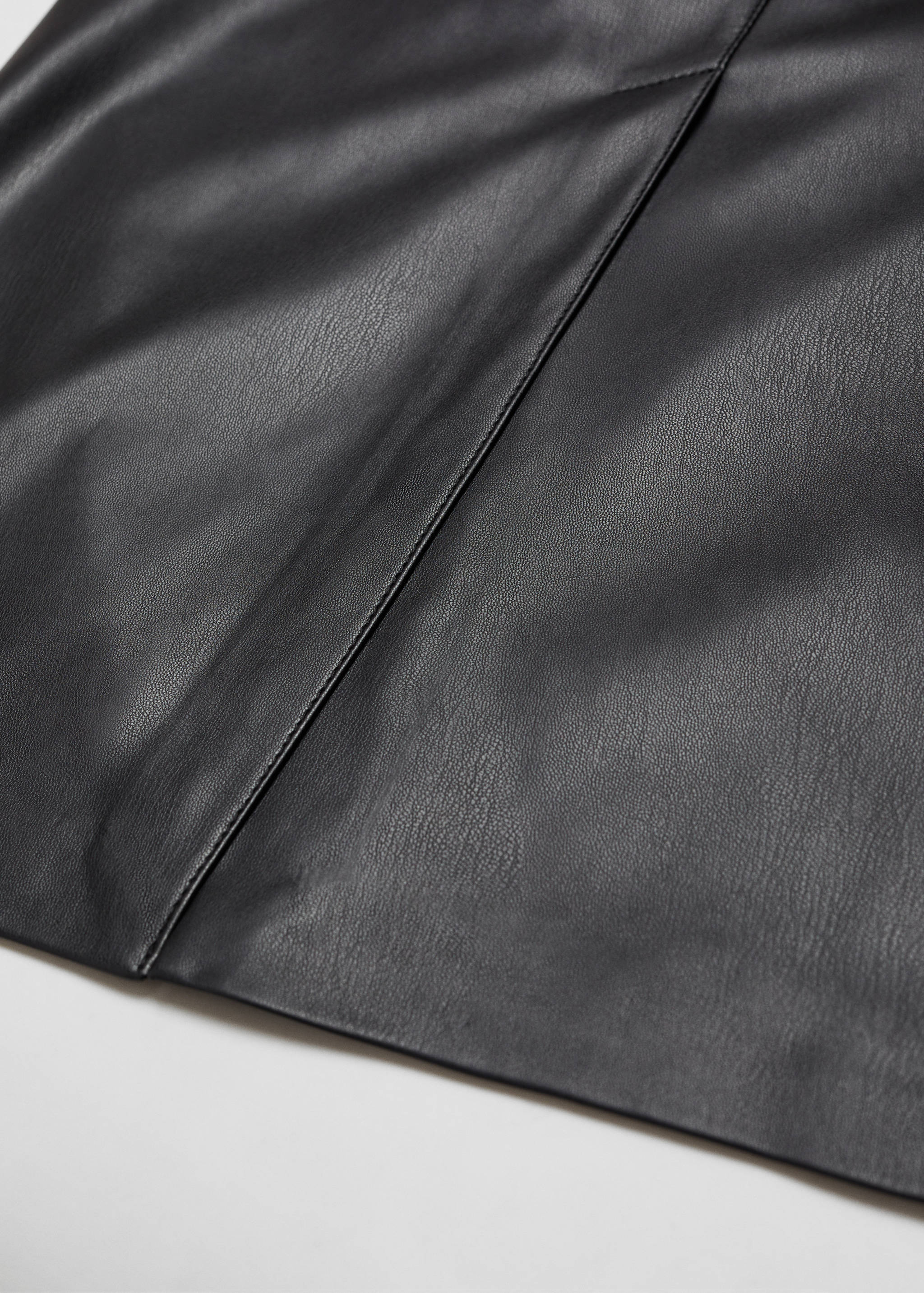Leather-effect pencil skirt - Details of the article 8