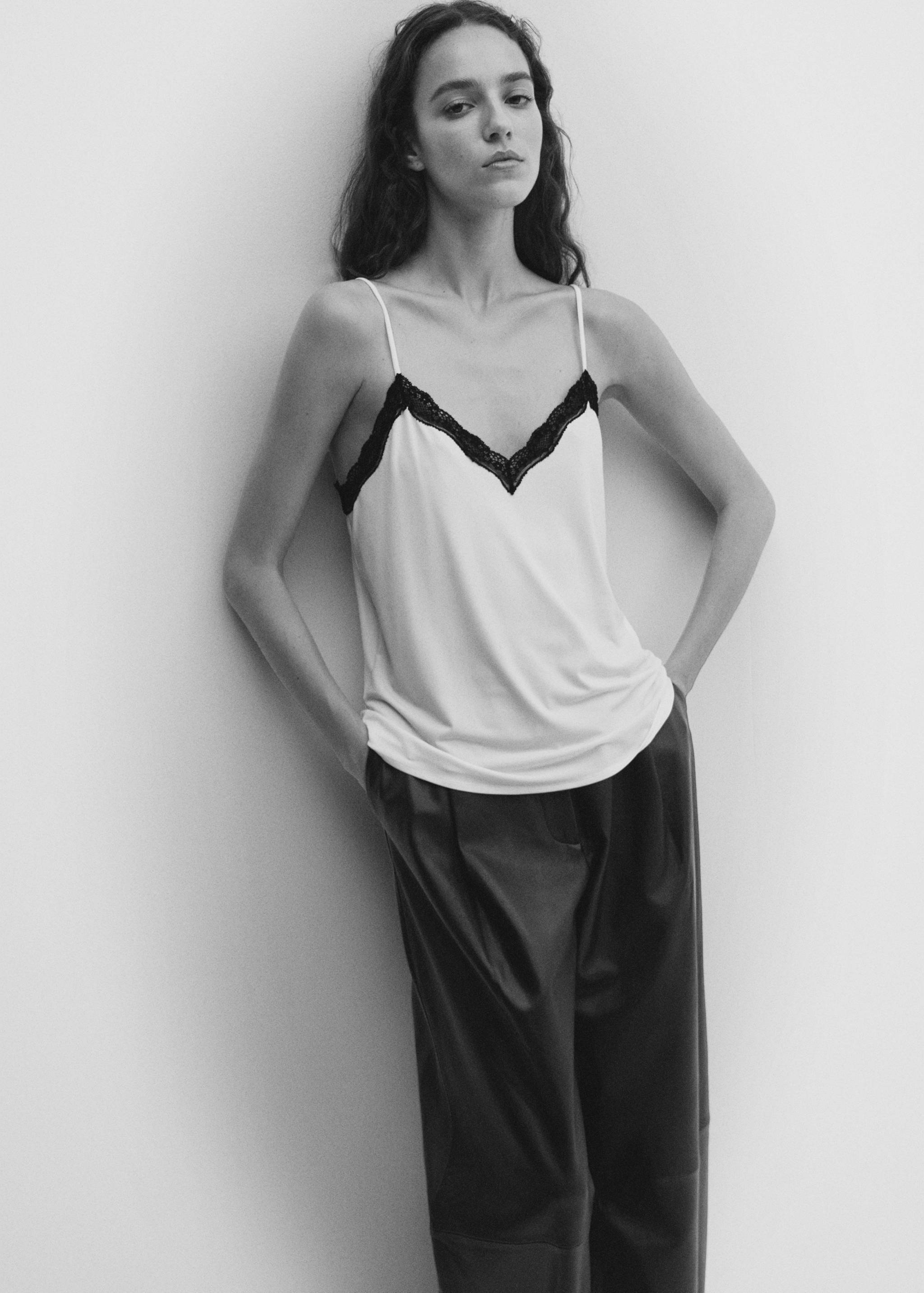 Lace top - Details of the article 2