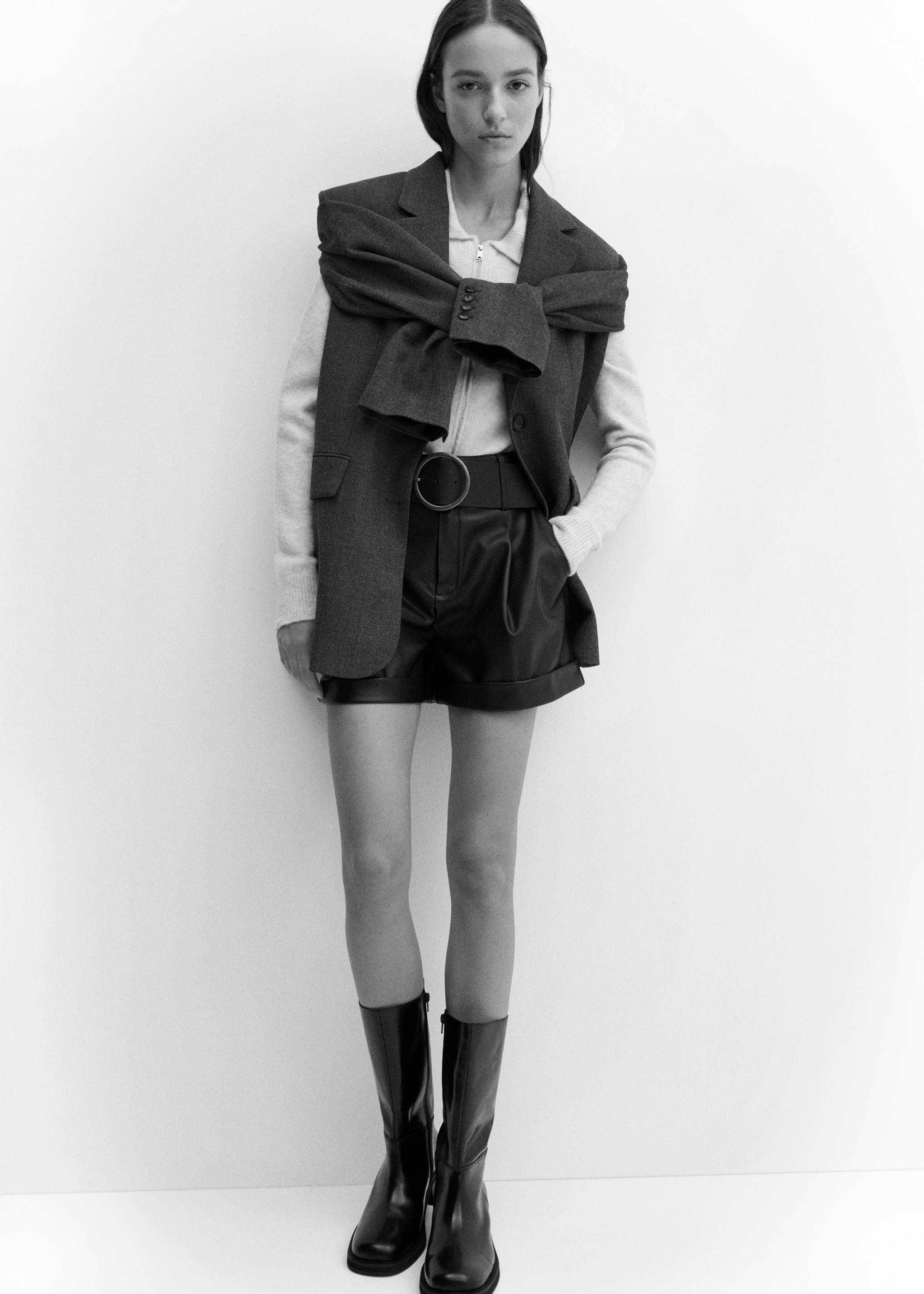 Short ceinture simili-cuir - Détail de l'article 2