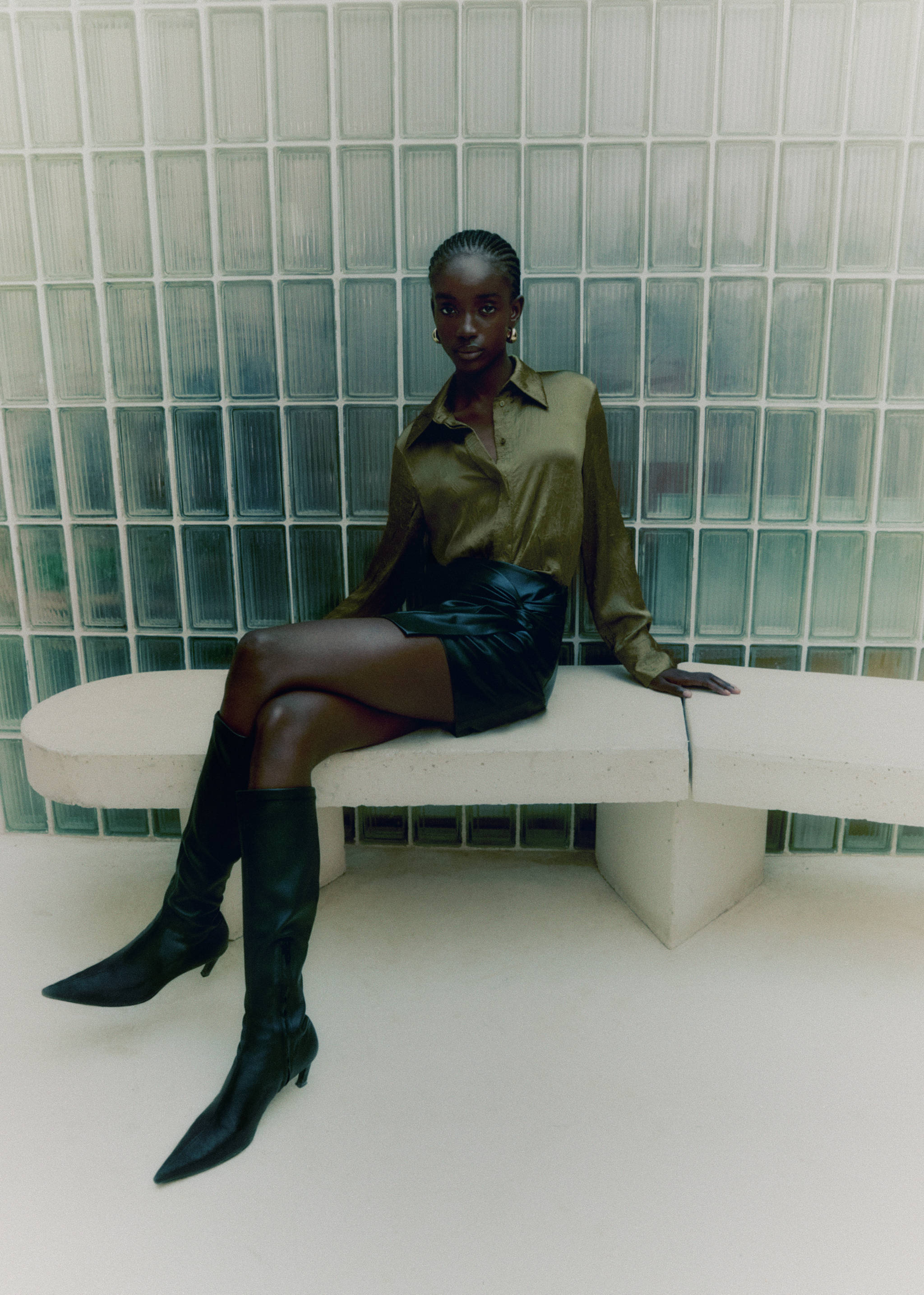 Falda pantalón efecto piel - Detalle del artículo 6