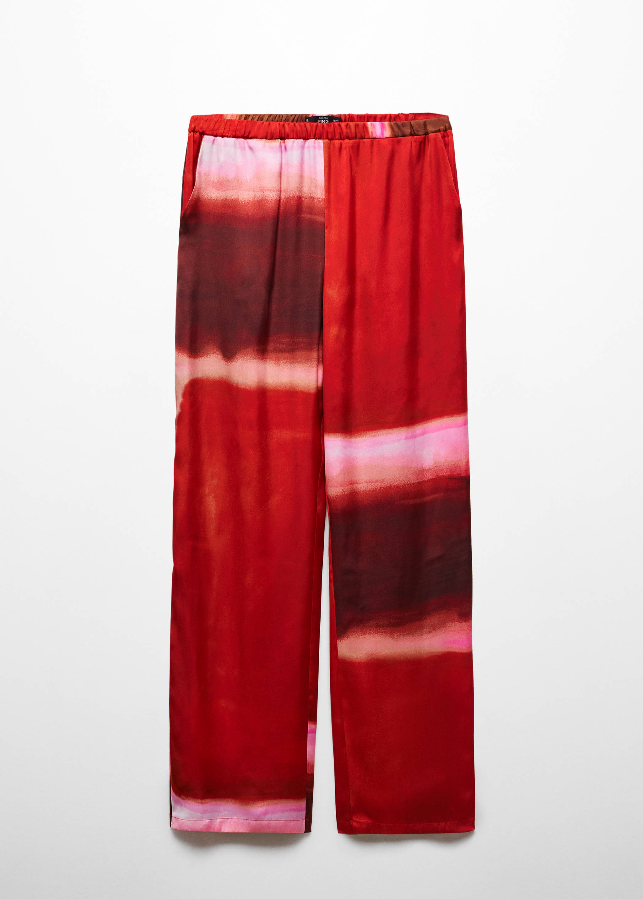 Tie-dye satin pants - Article without model