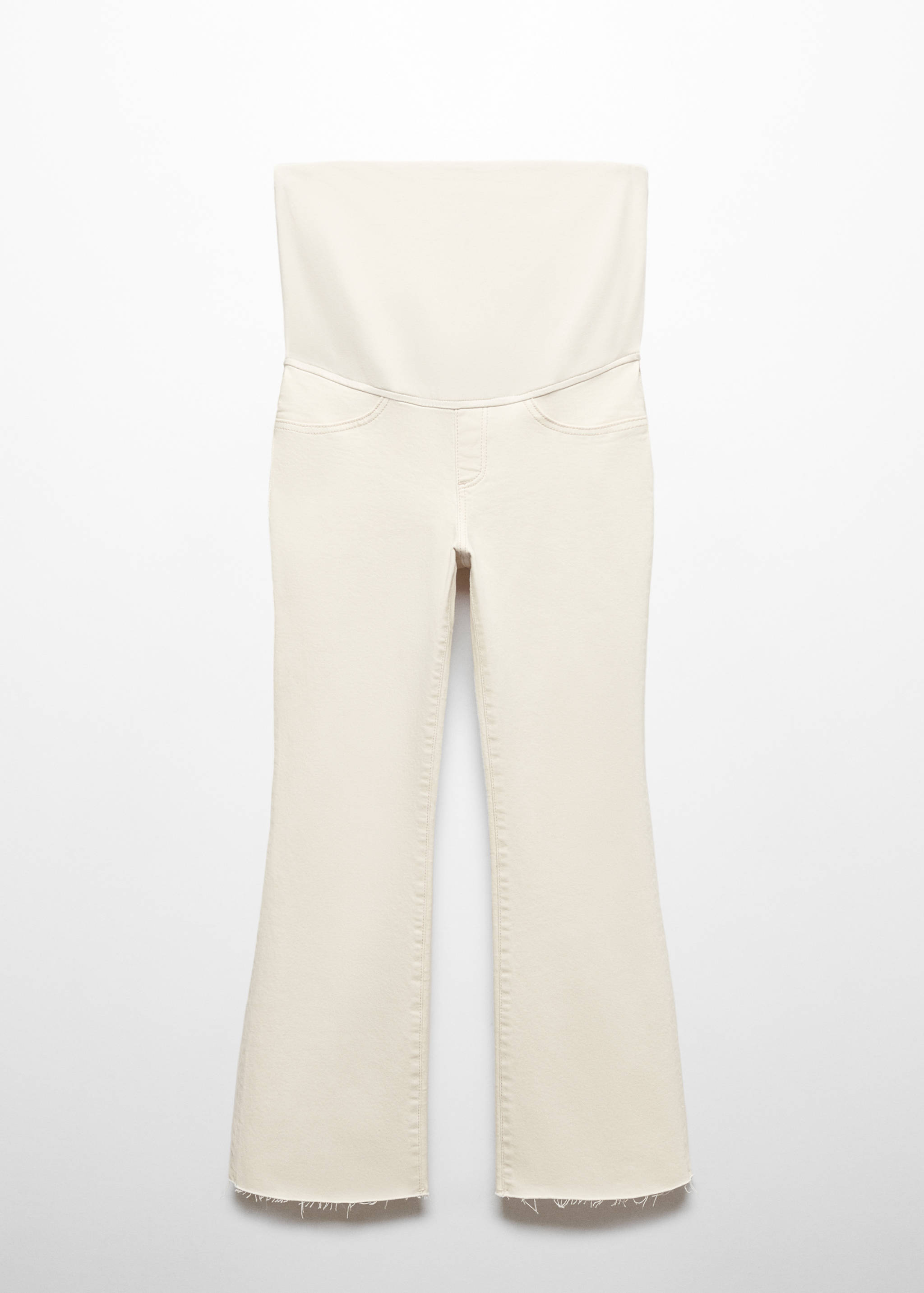 Maternity flared cropped jeans - Article without model