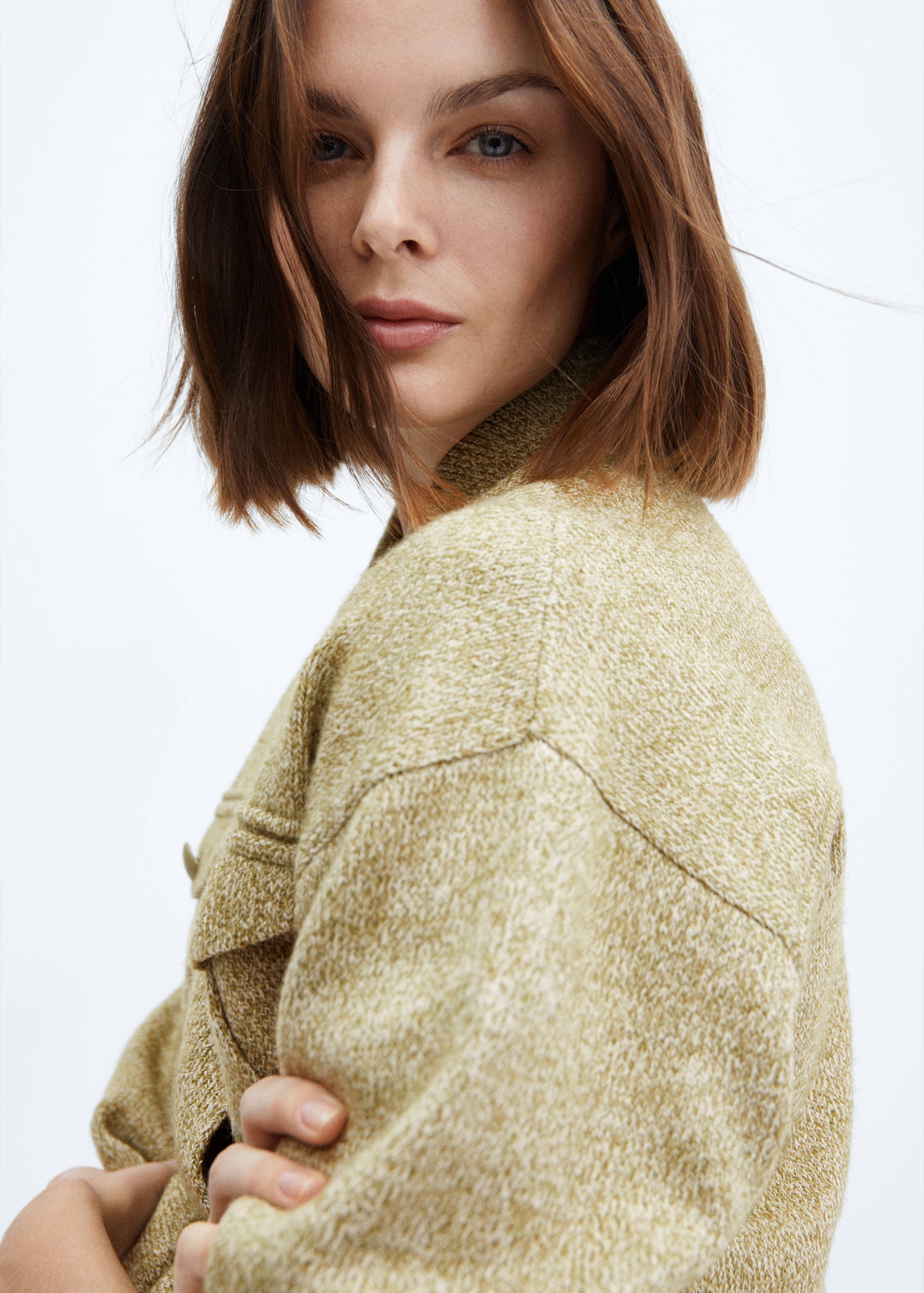 Pocket knit jacket - Details of the article 1