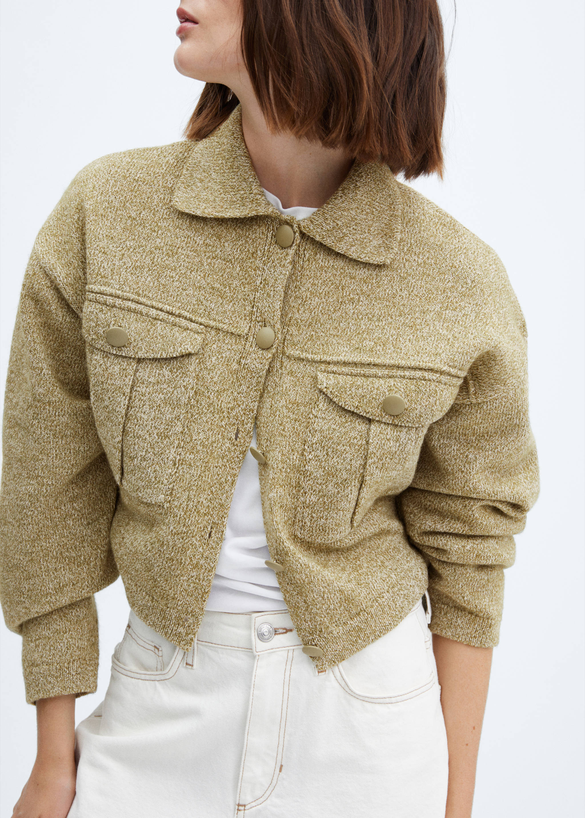 Pocket knit jacket - Details of the article 6