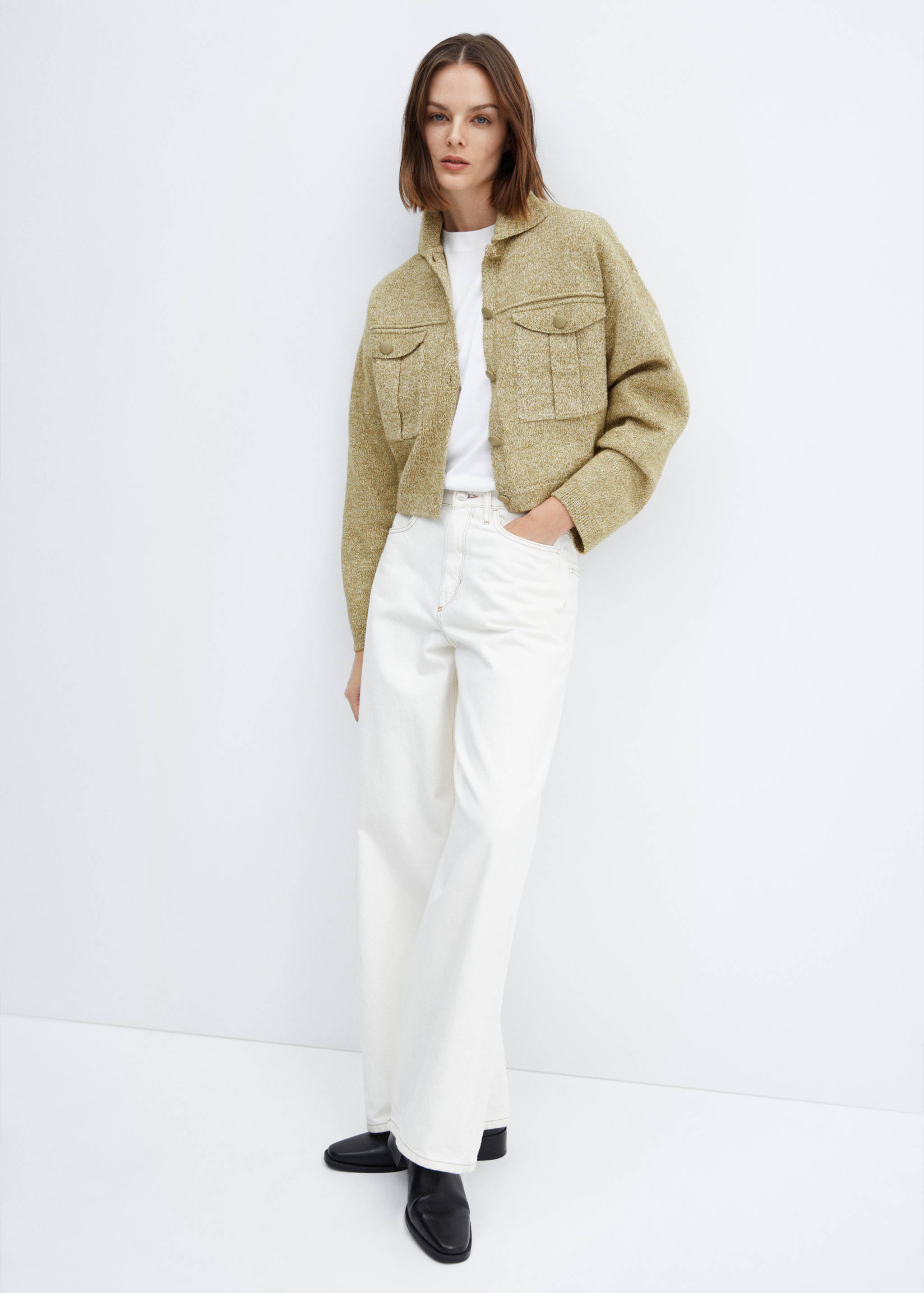 Pocket knit jacket - Details of the article 2