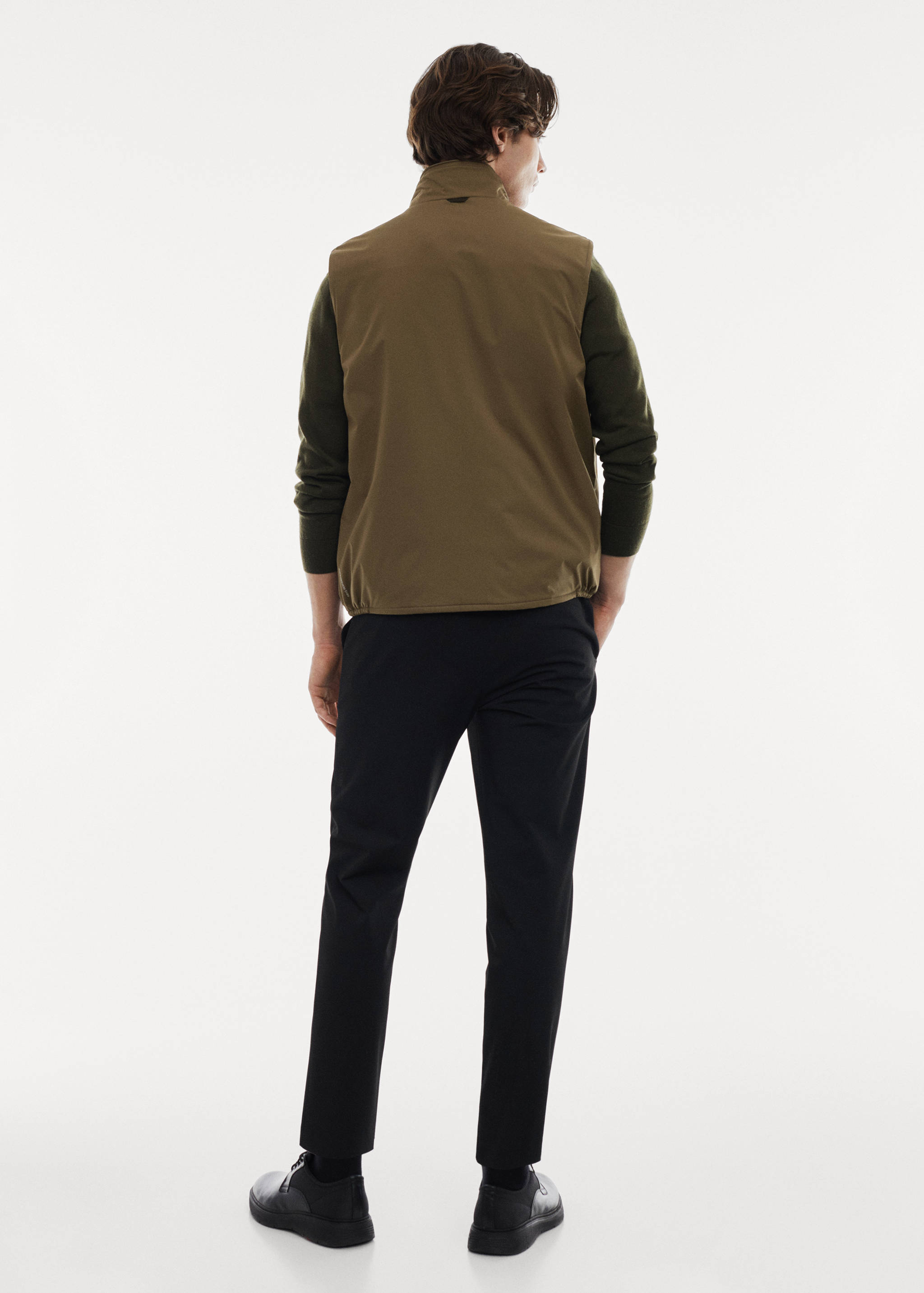 Chaleco ligero acolchado water-repellent - Reverso del artículo