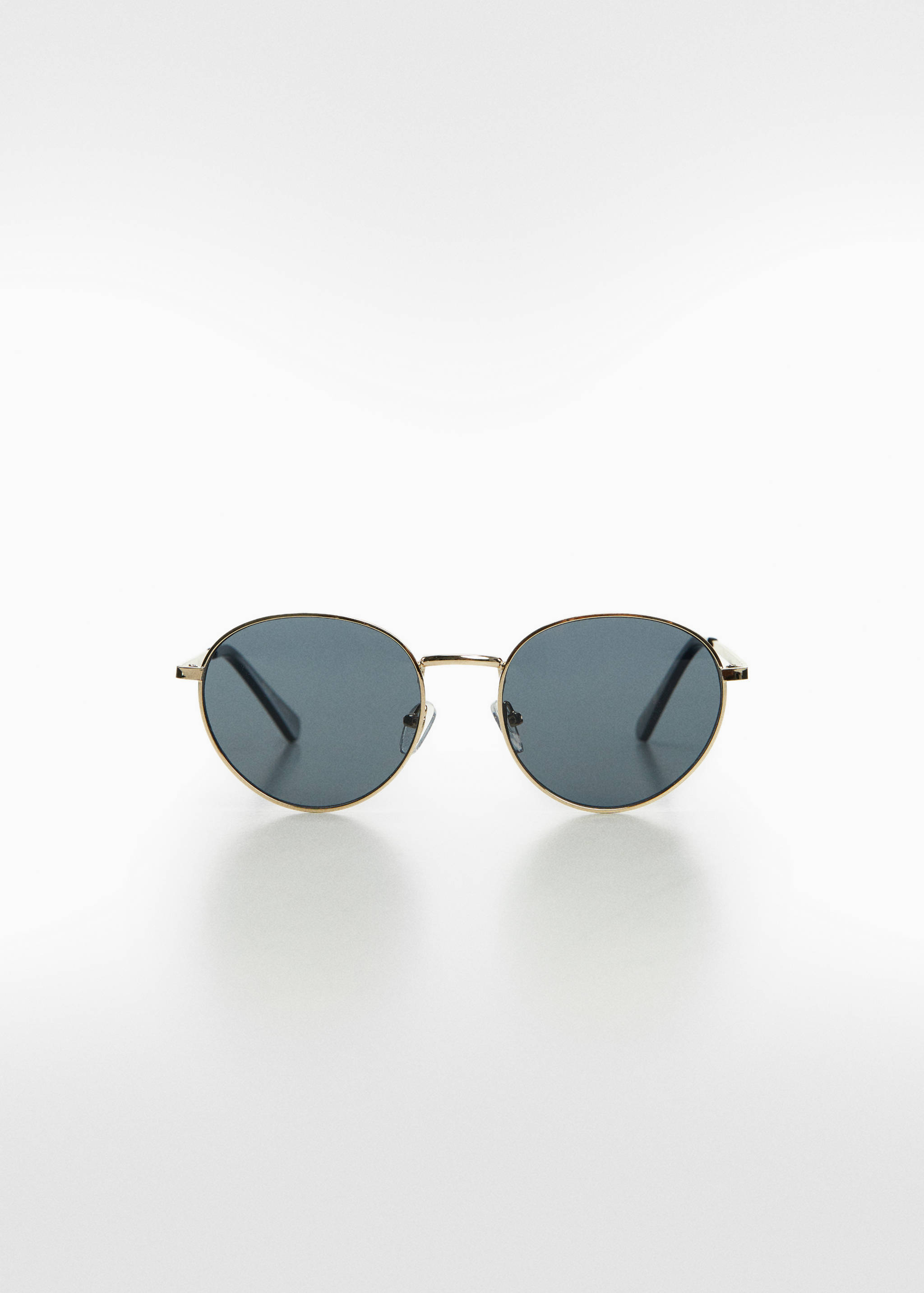 Óculos de sol com armação redonda e metálica - Artigo sem modelo