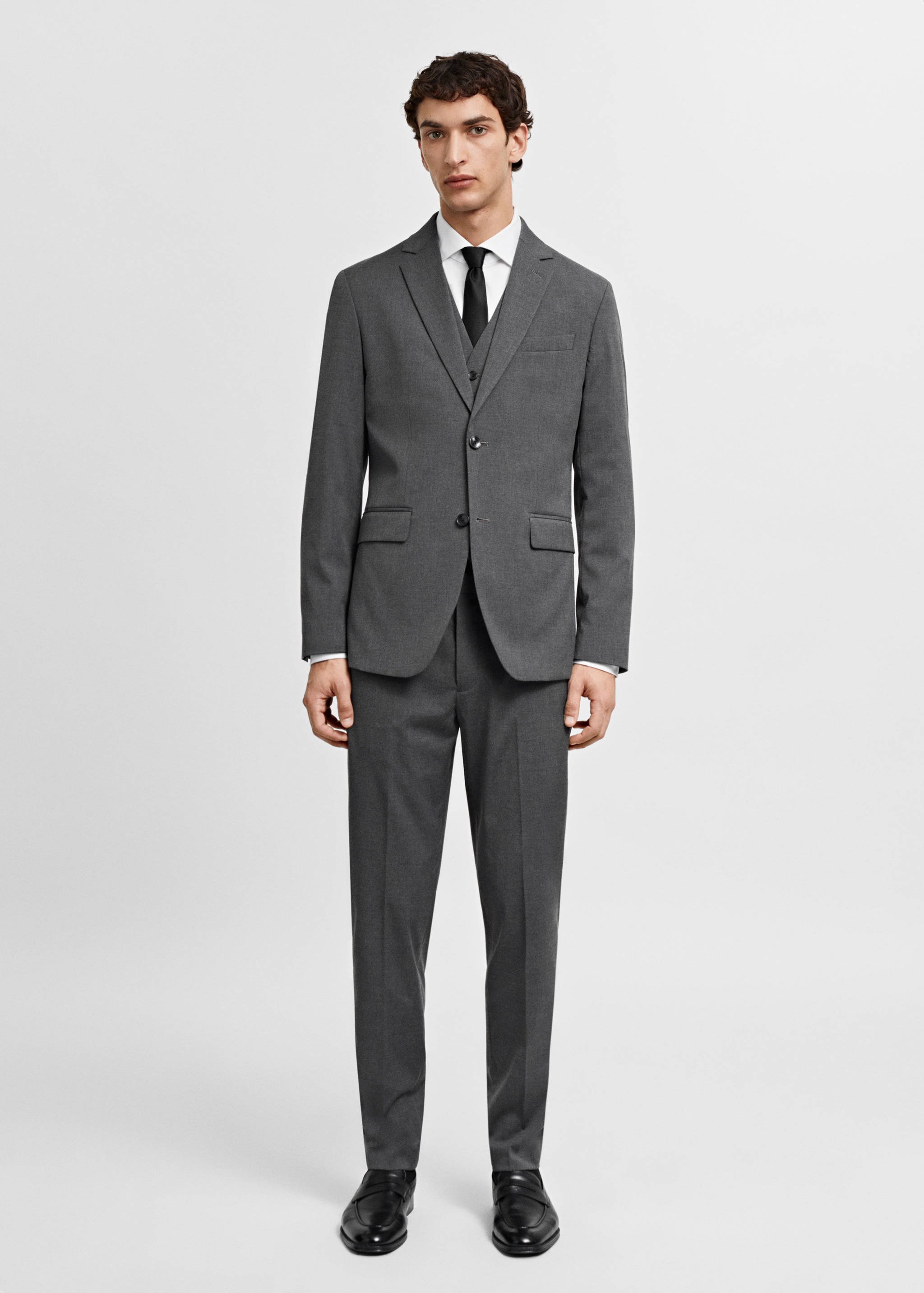 Veste costume slim-fit tissu comfort stretch - Plan général