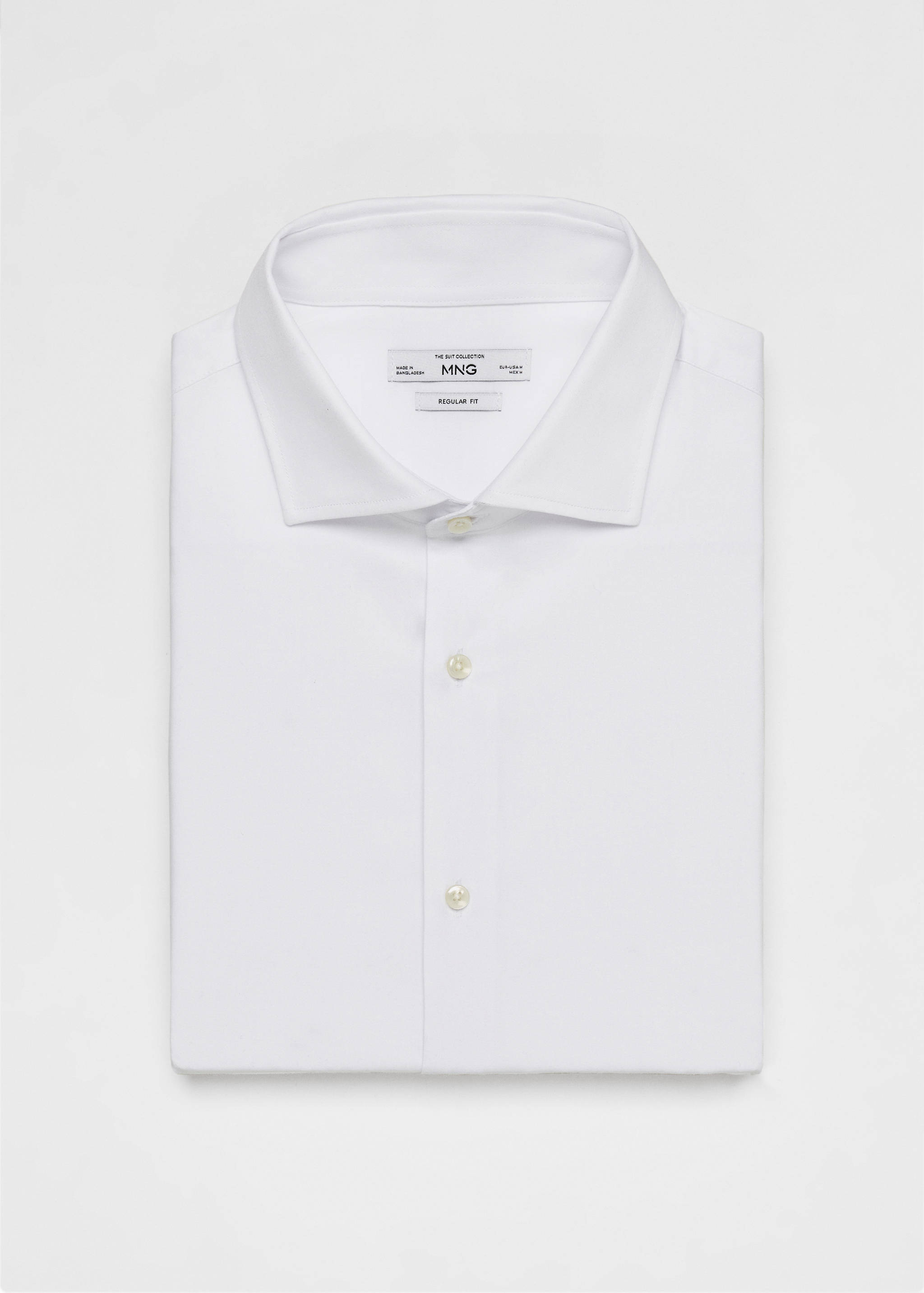 Regular-fit suit shirt with cufflinks - Details of the article 8