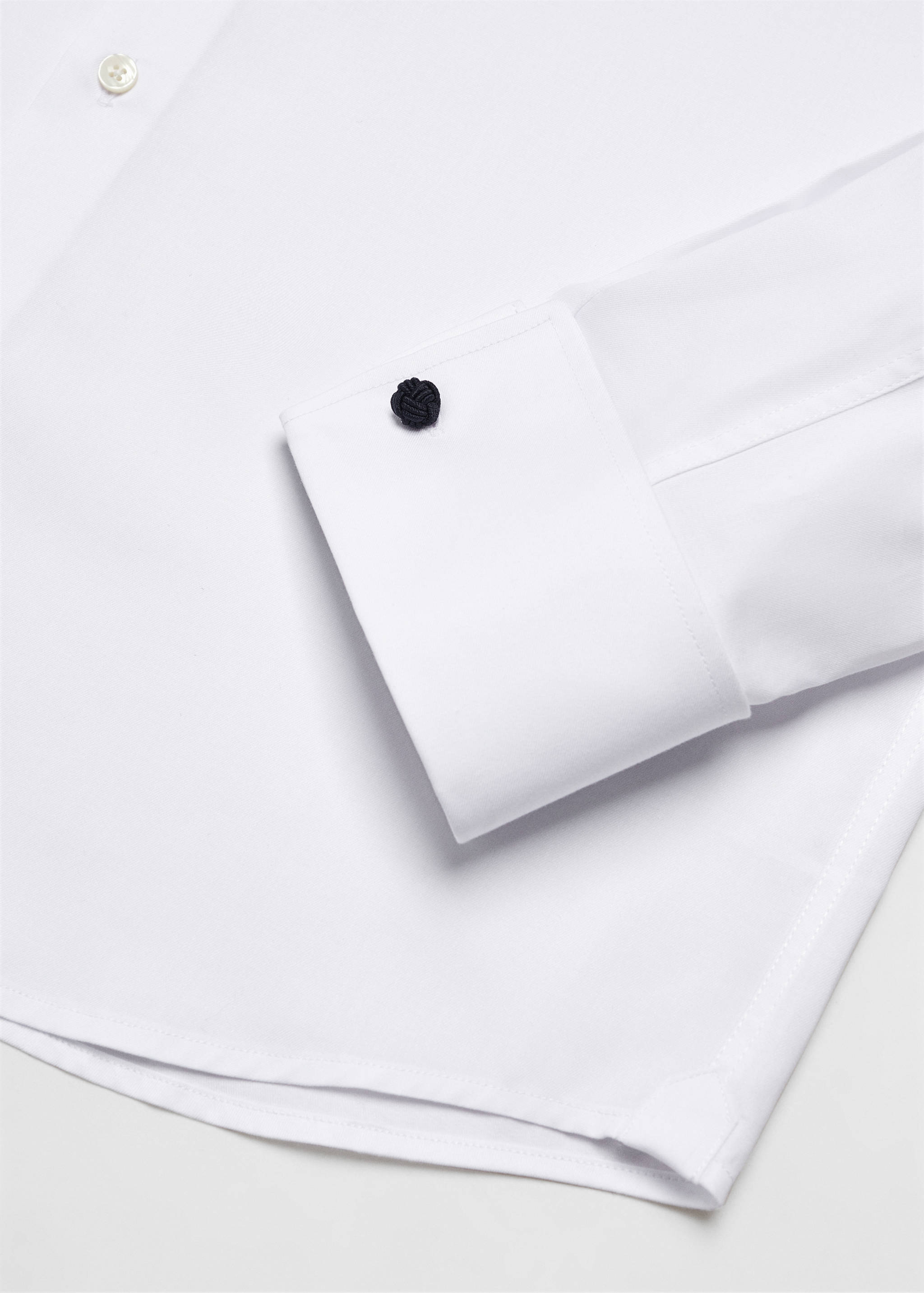 Regular-fit suit shirt with cufflinks - Details of the article 0