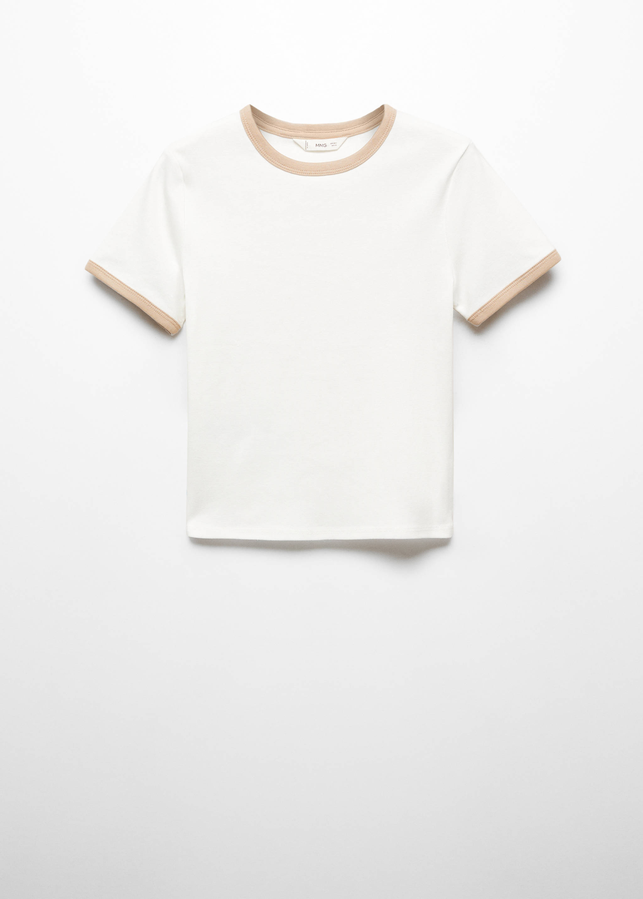 Cropped short-sleeved t-shirt - Article without model