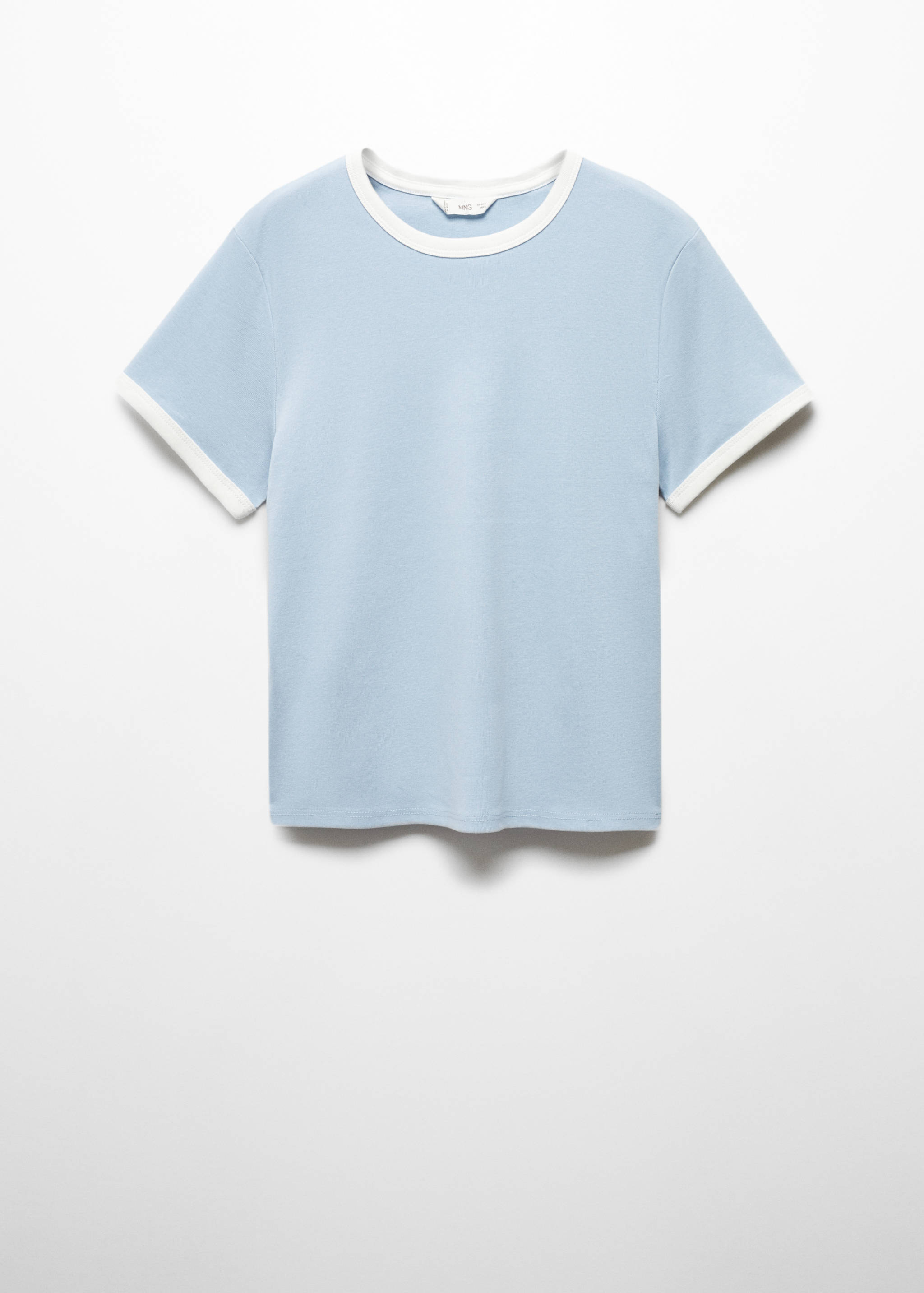 Cropped short-sleeved t-shirt - Article without model