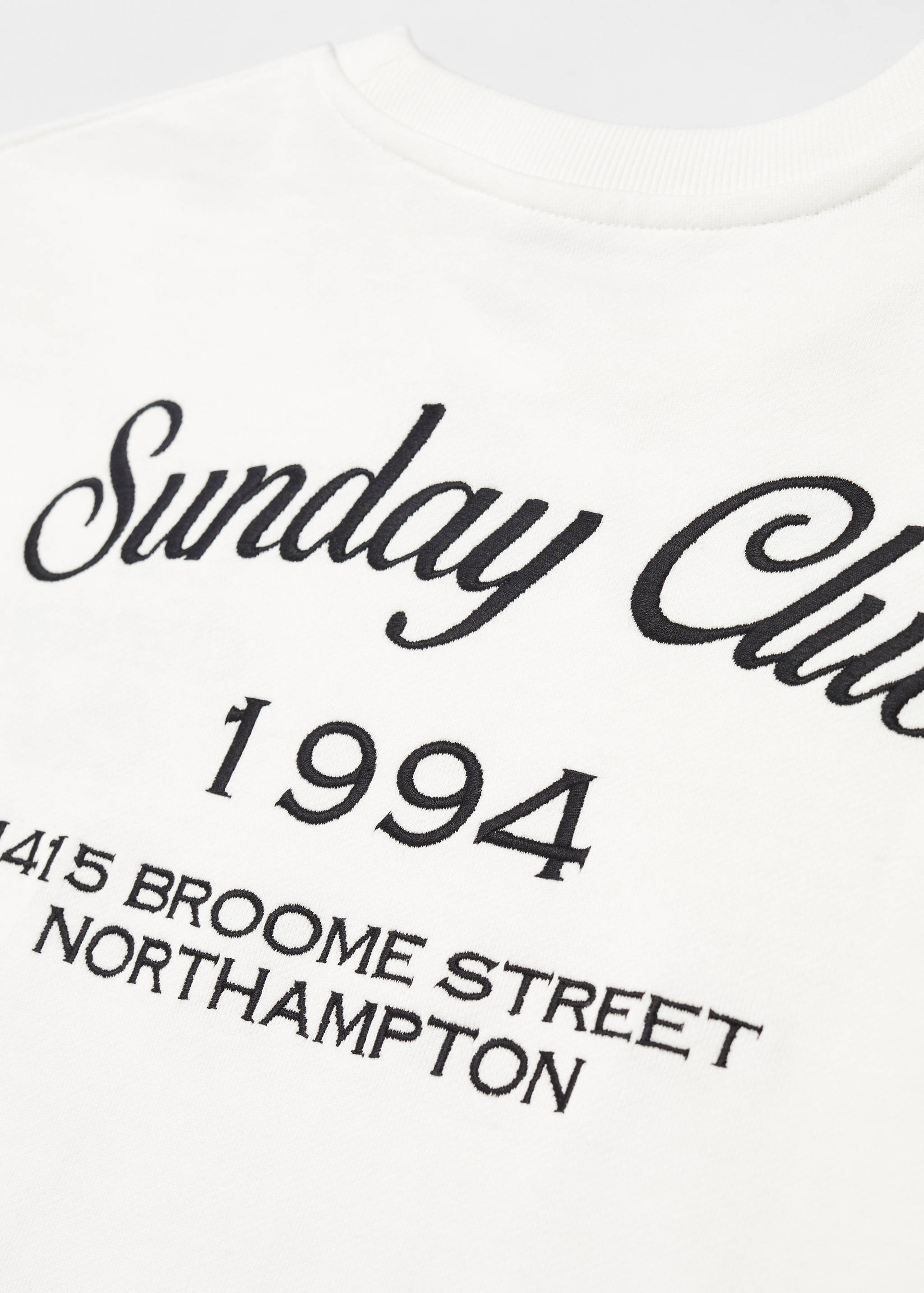 Cotton-blend message sweatshirt - Details of the article 8