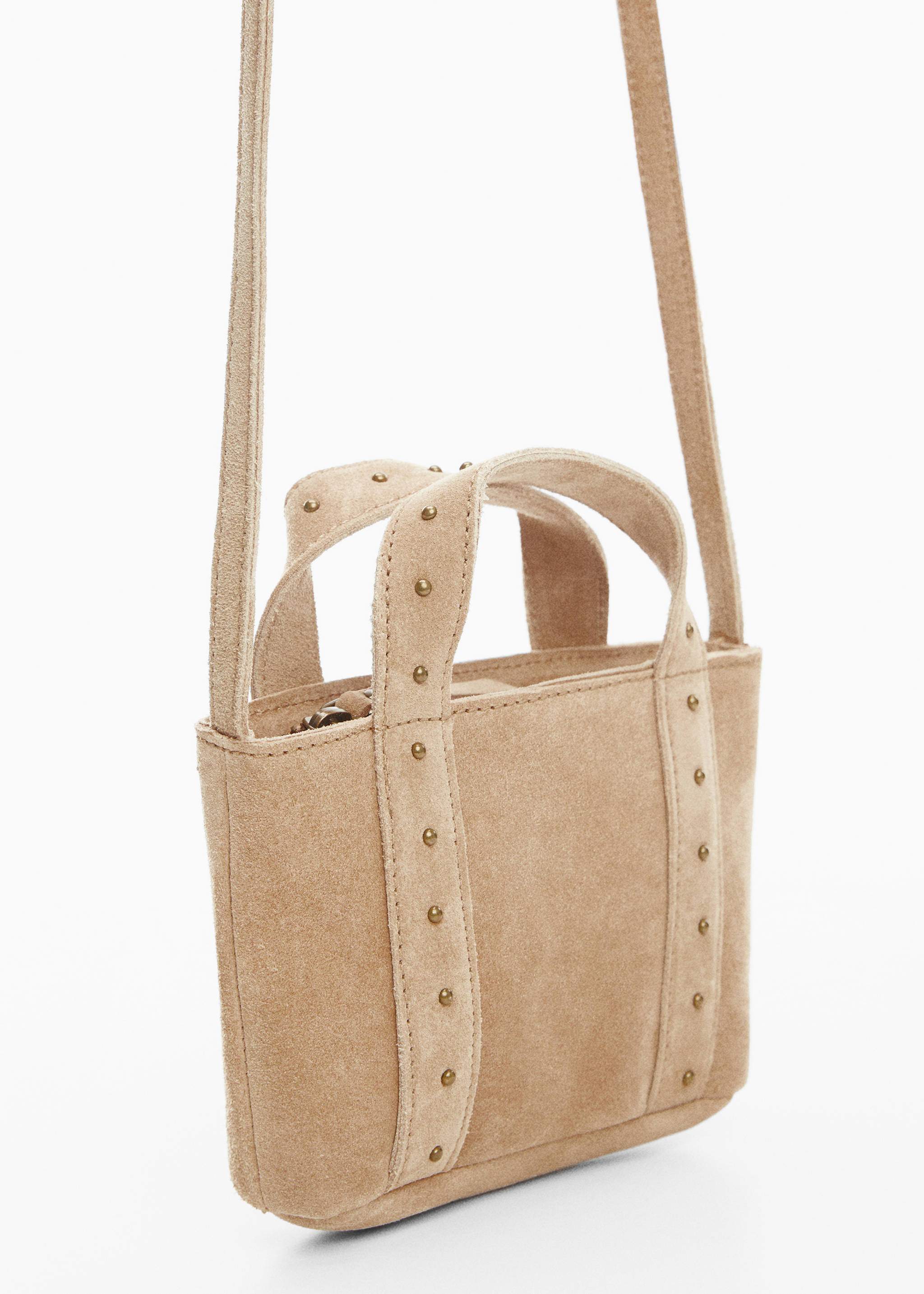 Mini sac shopper cuir - Plan moyen