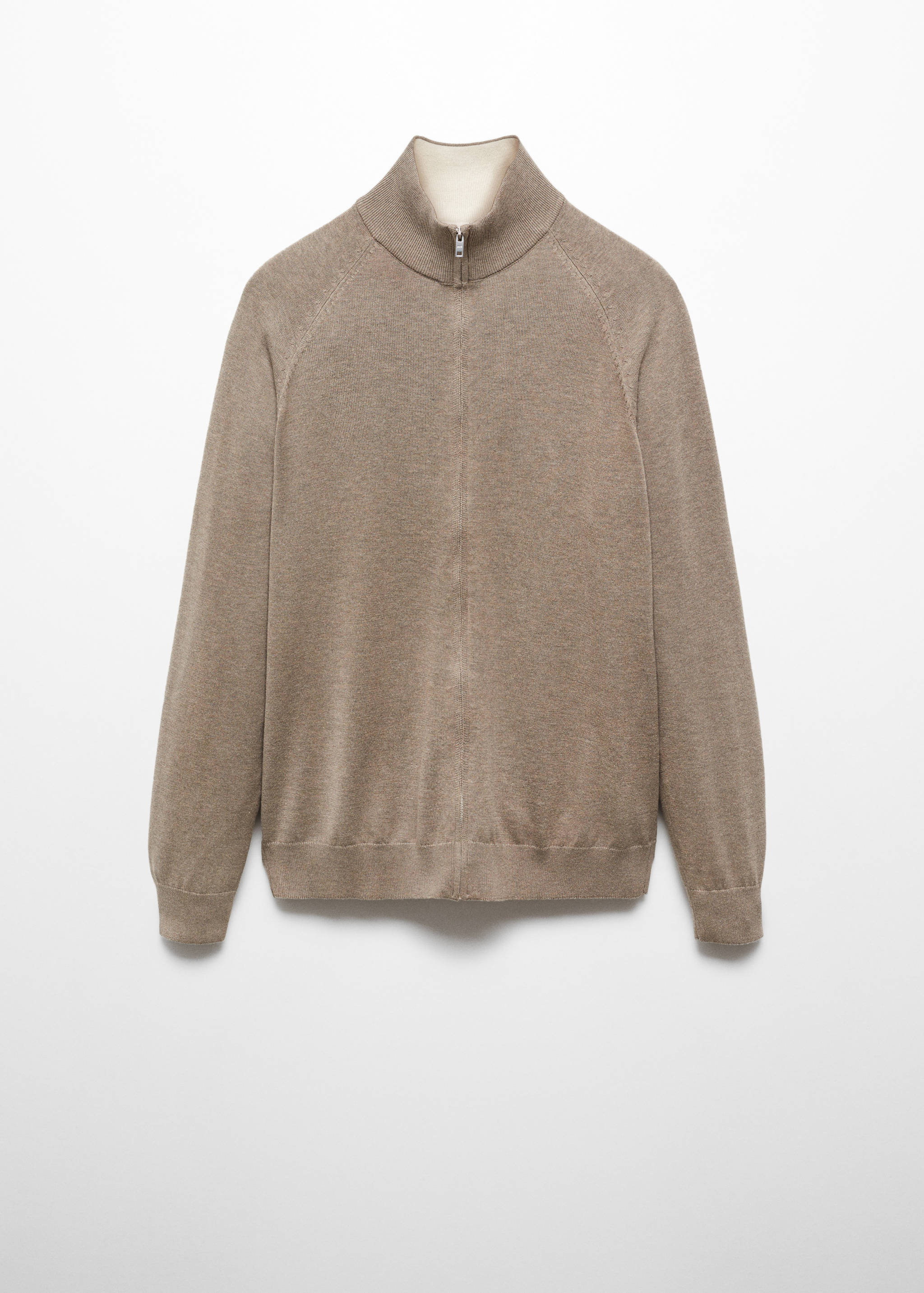 Cardigan coton zippé - Article sans modèle