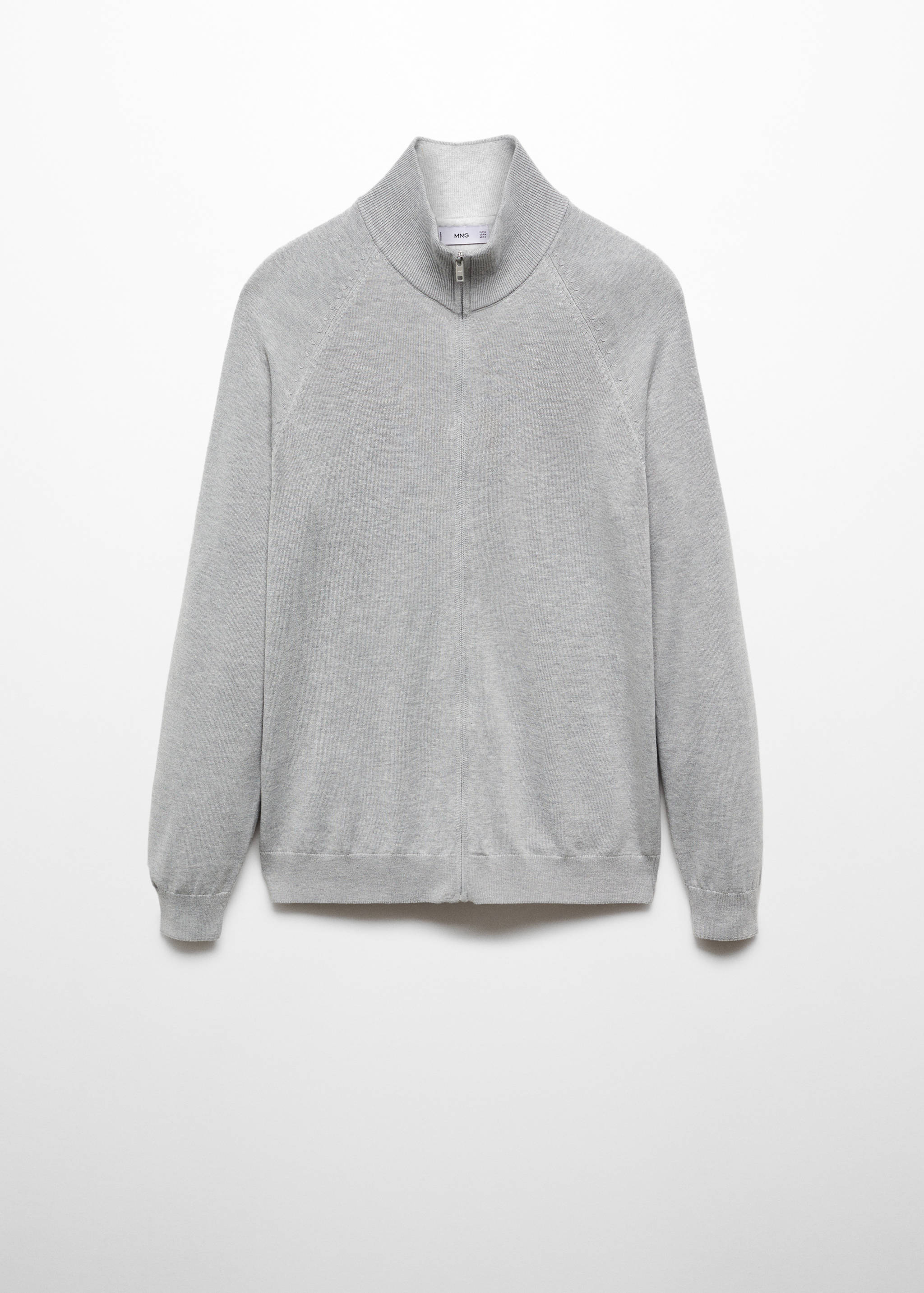 Cardigan coton zippé - Article sans modèle