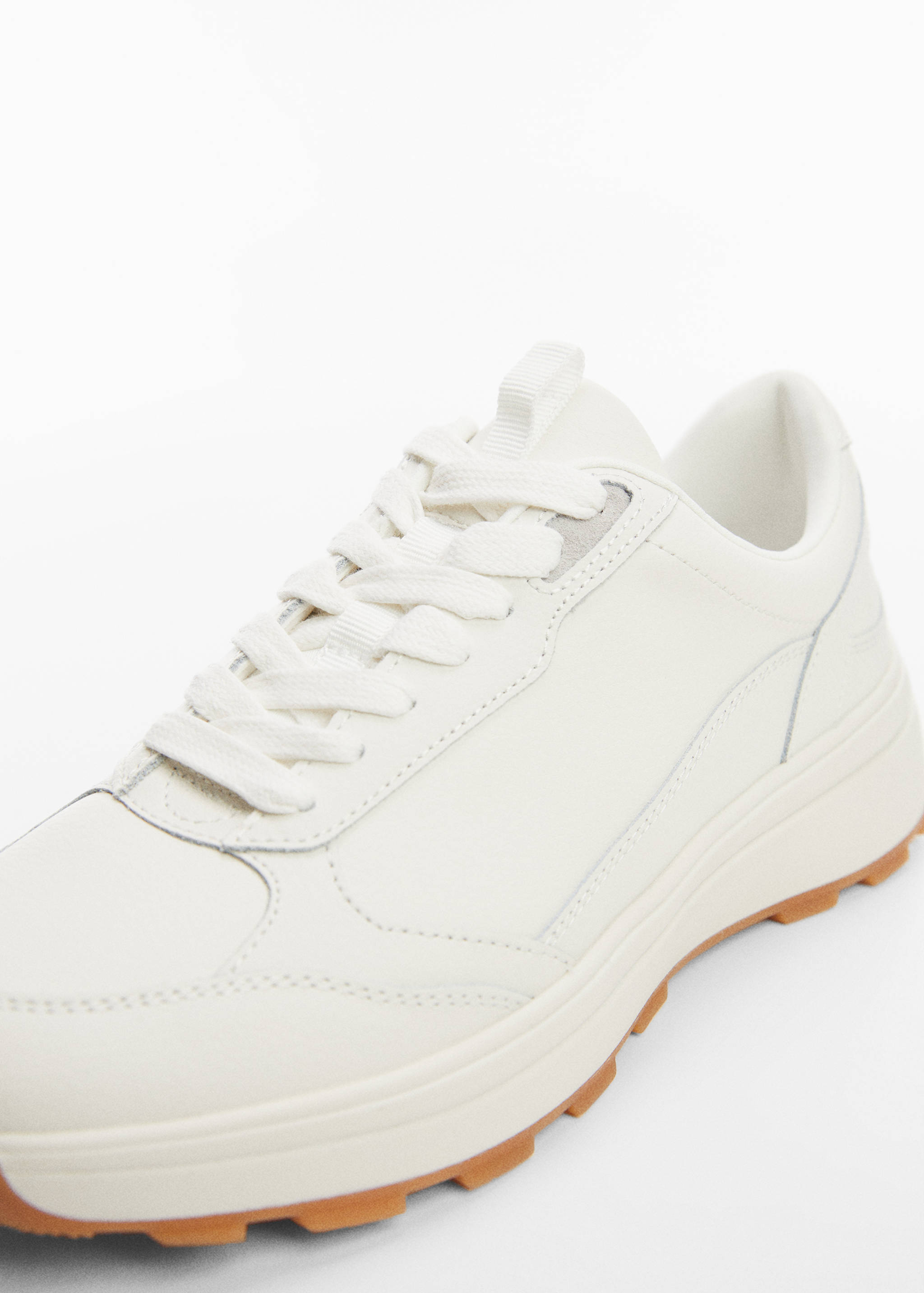 Lace-up leather sneakers - Details of the article 2