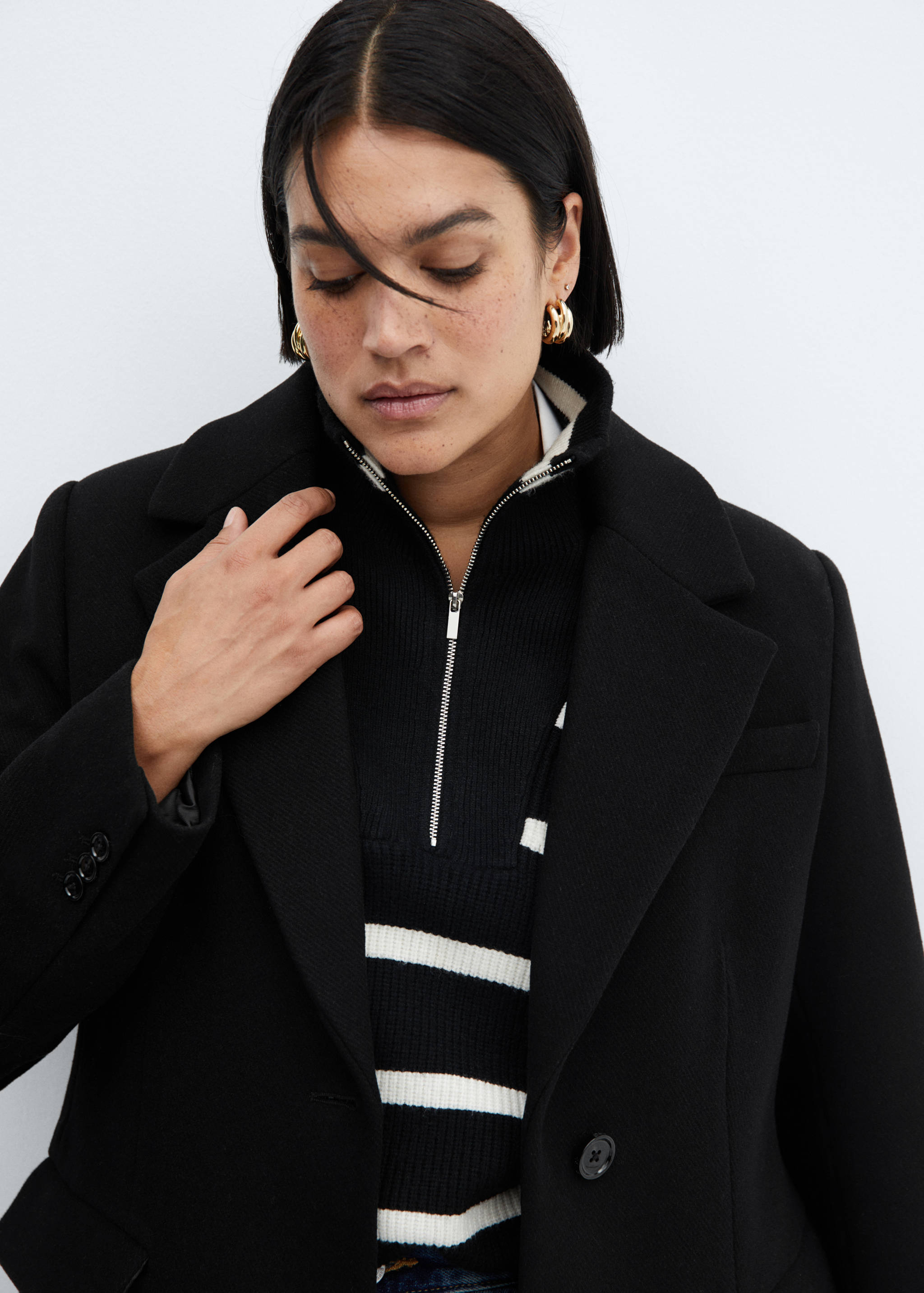 Manteau laine ajusté - Détail de l'article 4