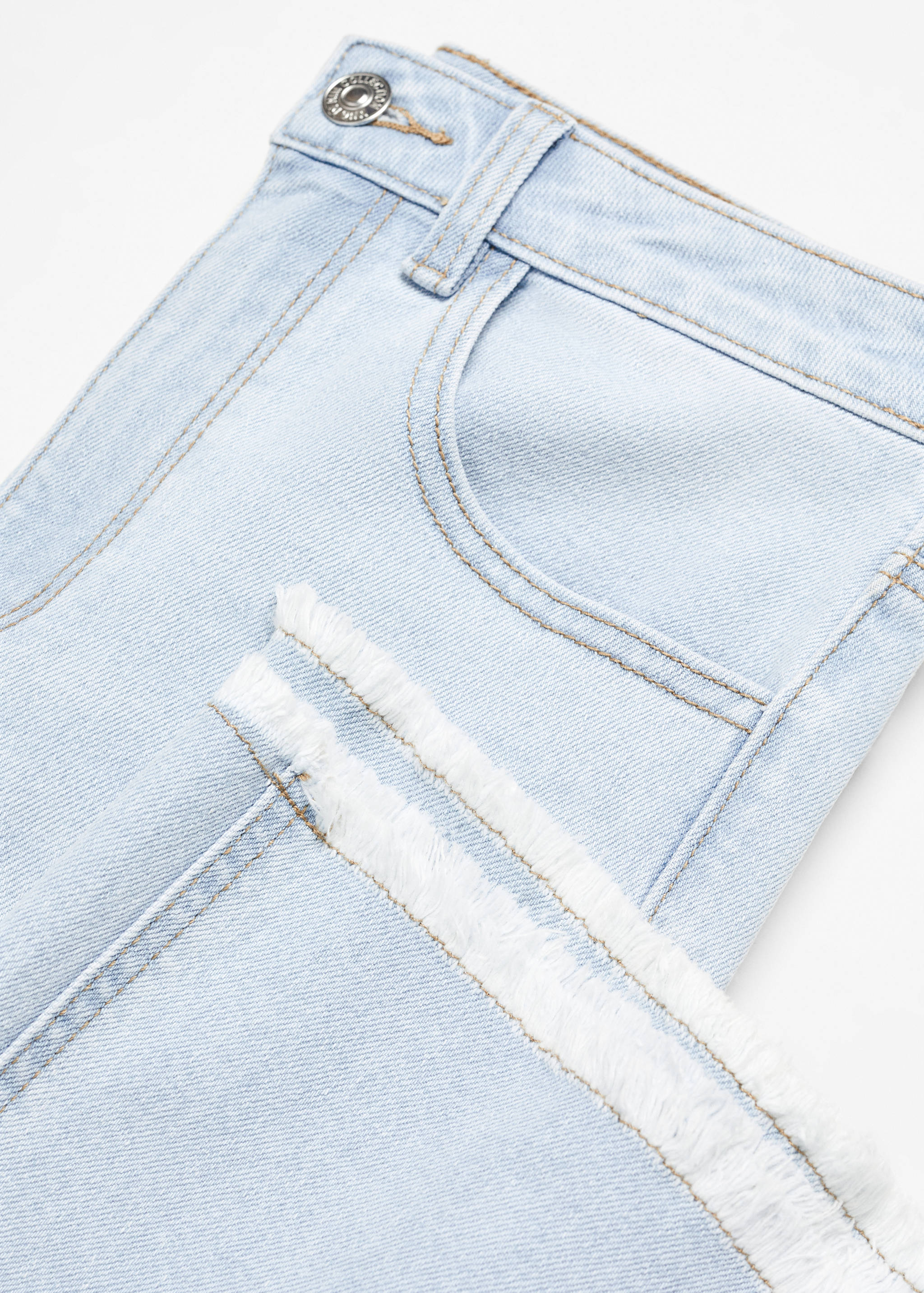 Wide leg mid-rise jeans - Details of the article 8