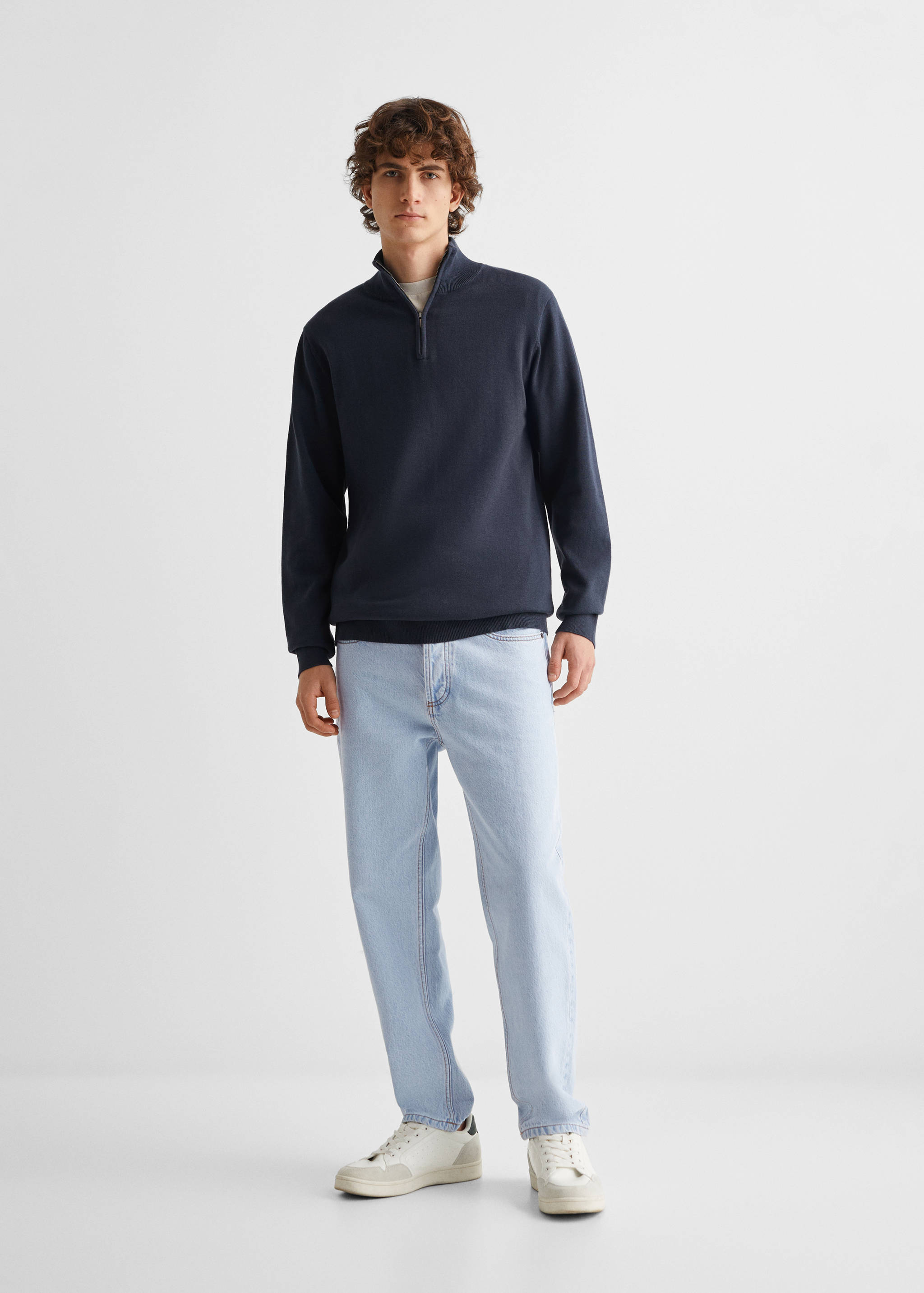 Zip neck jumper - General plane