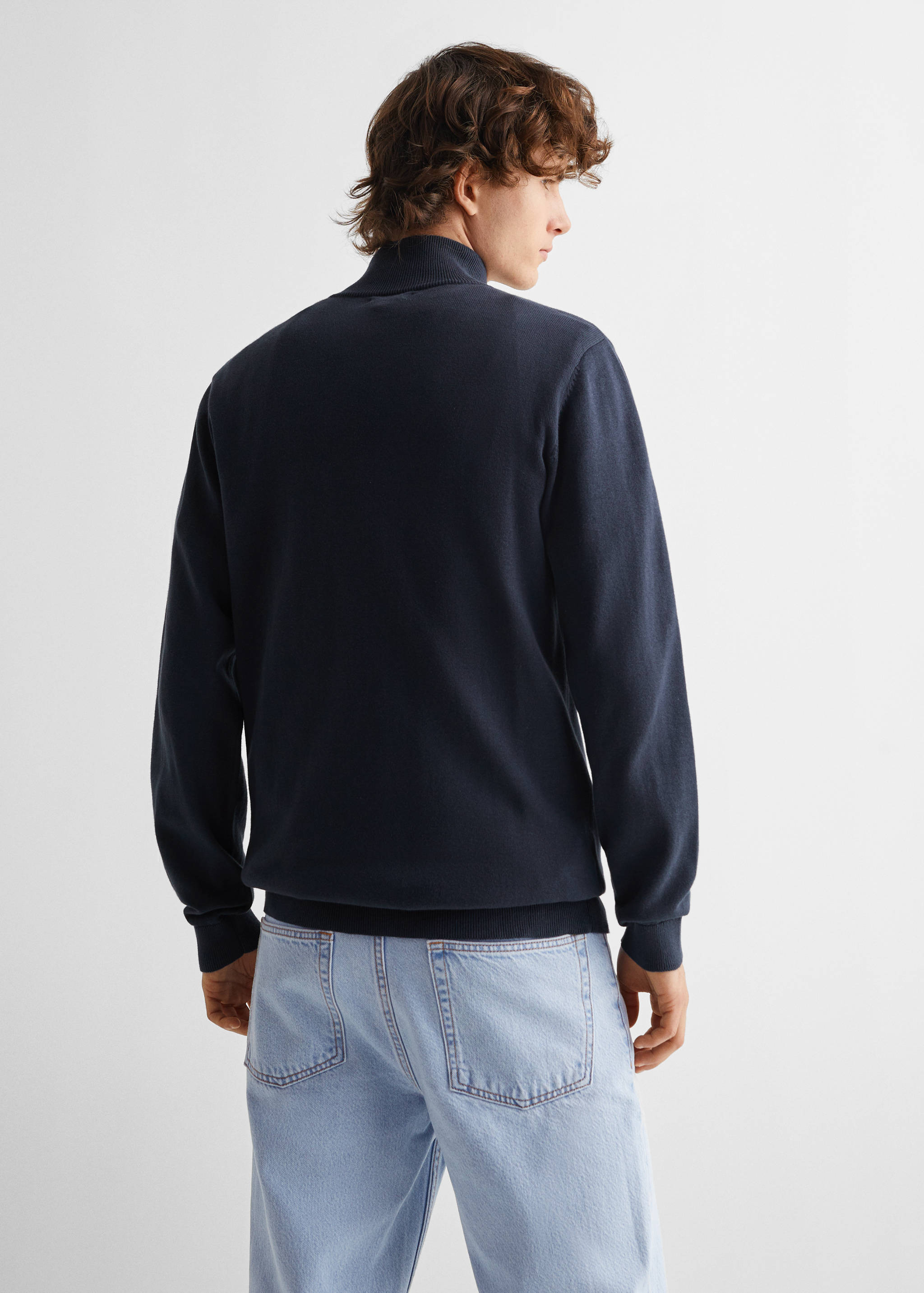 Zip neck jumper - Reverse of the article