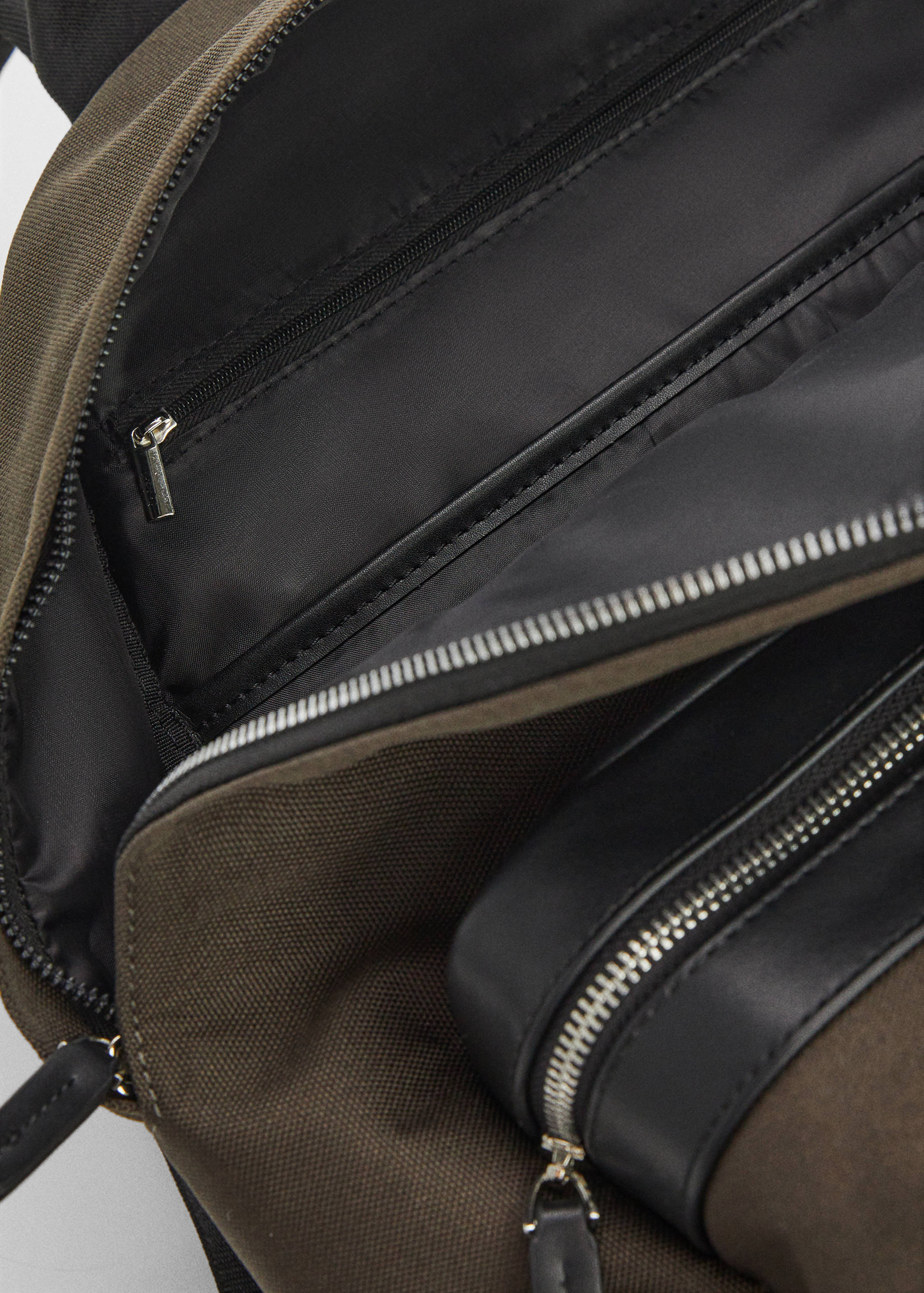 Backpack with faux-leather details - Details of the article 2