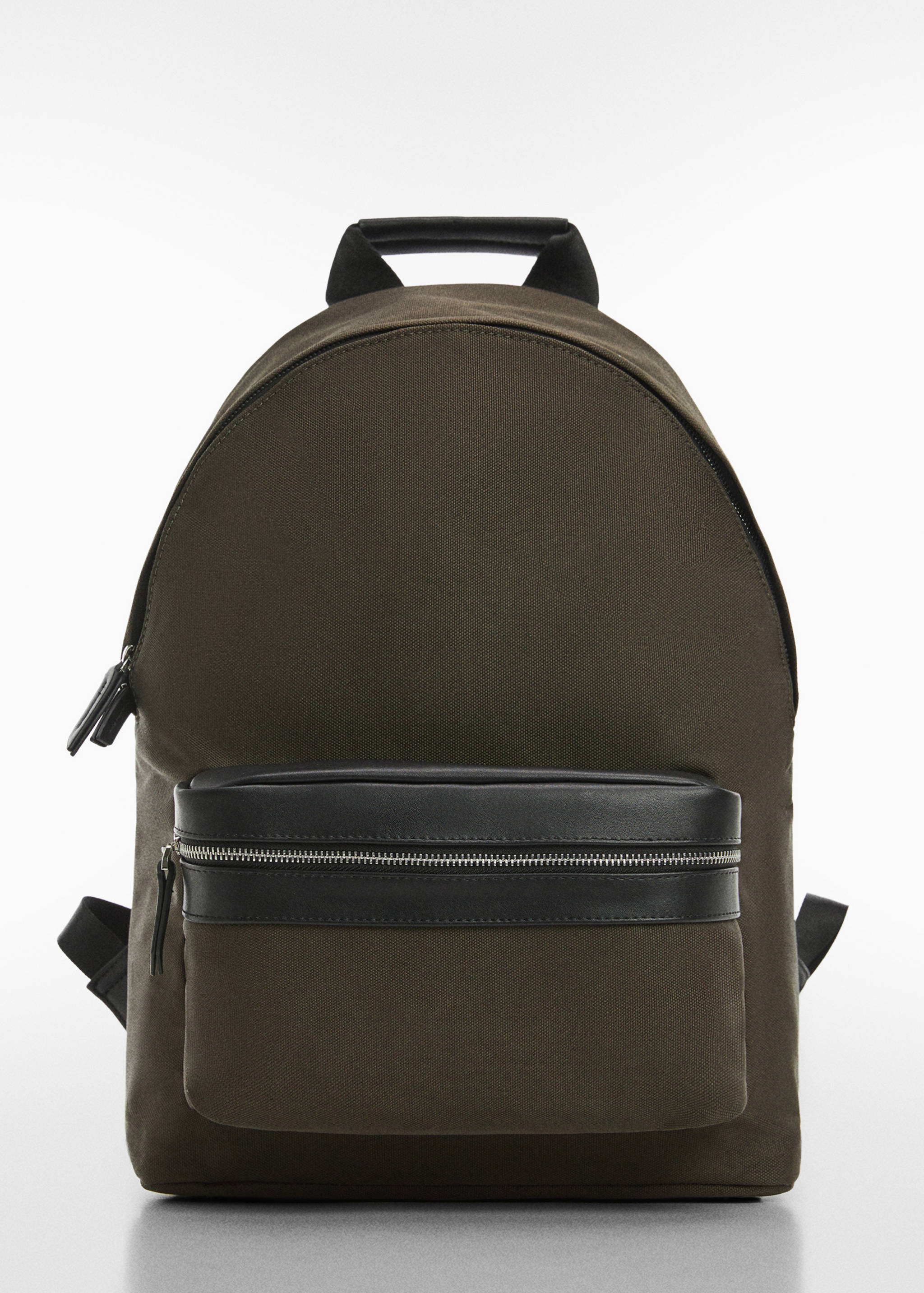 Sac à dos détails simili-cuir - null