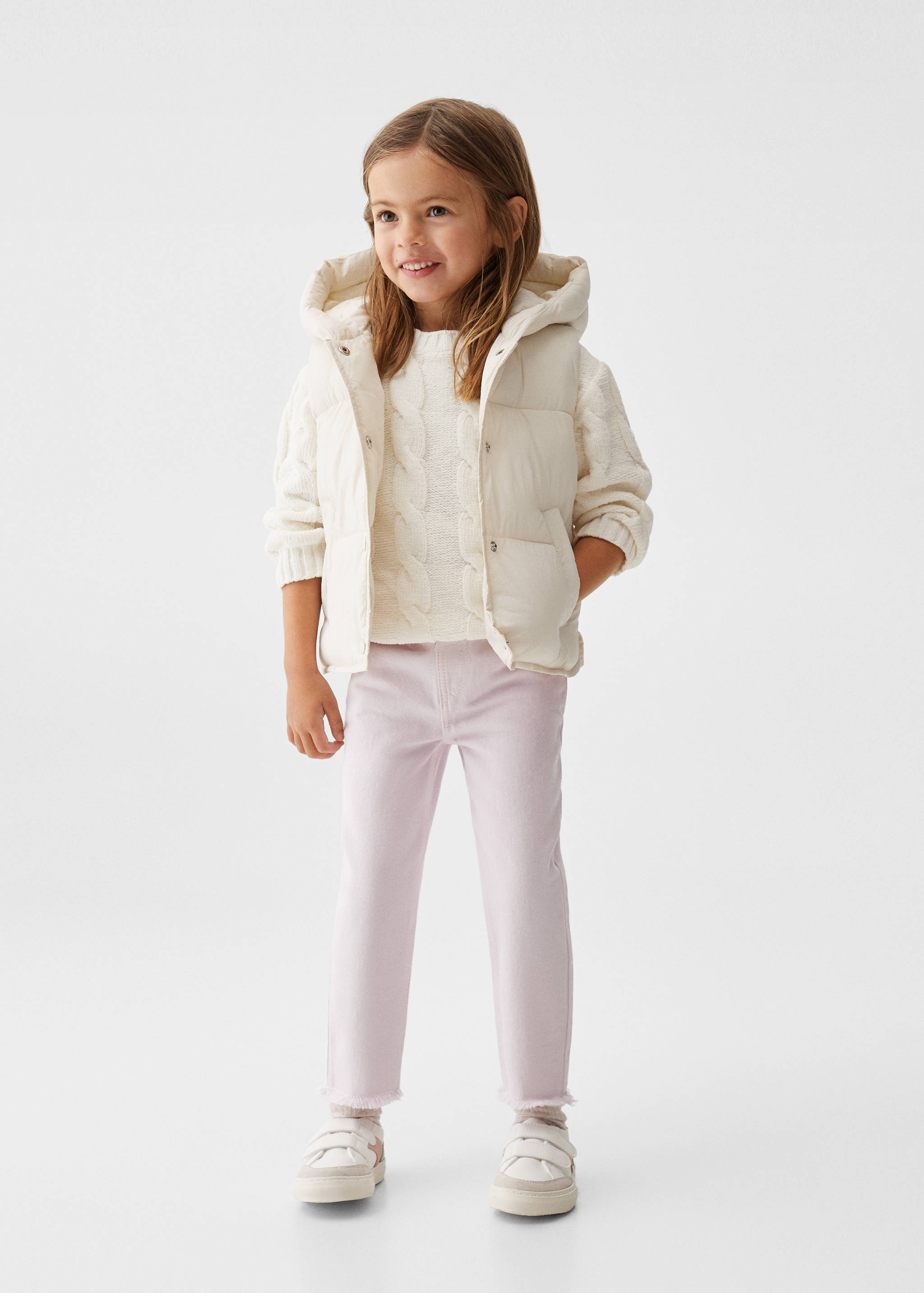 Gilet matelassé à capuche - Plan général