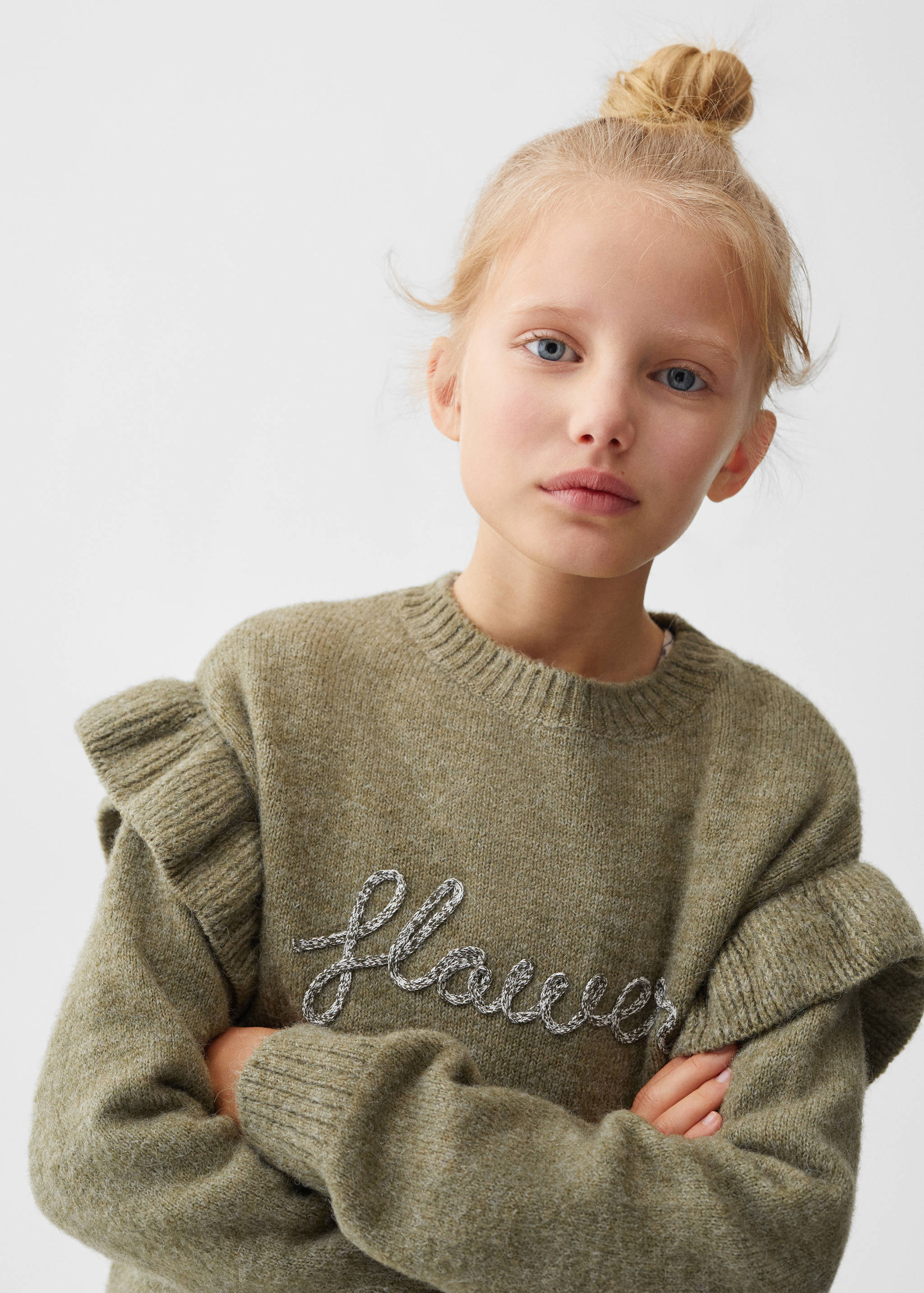 Pull-over message brodé - Détail de l'article 1