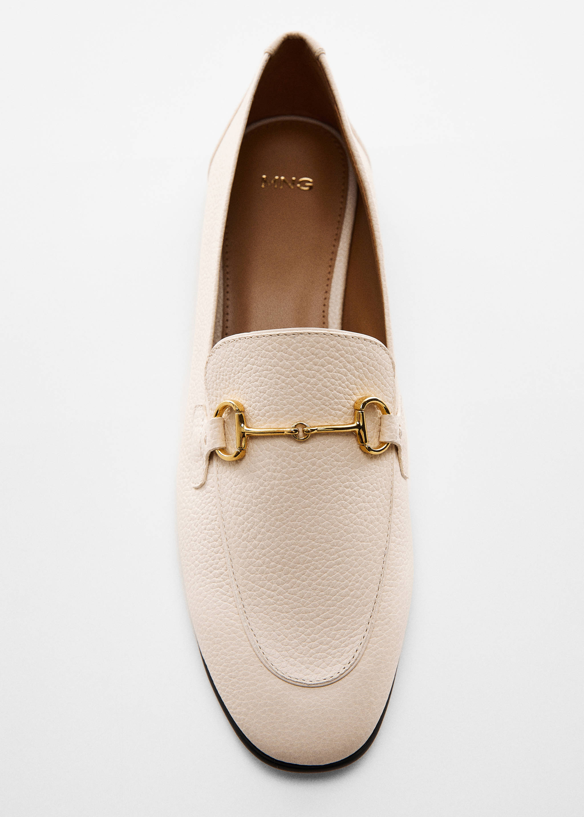 Leather loafers with metallic detail - Details of the article 5