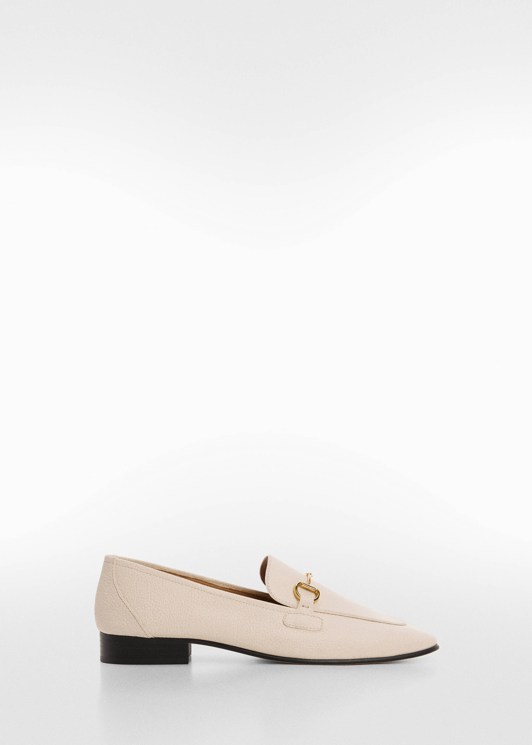 Leather loafers with metallic detail - Article without model