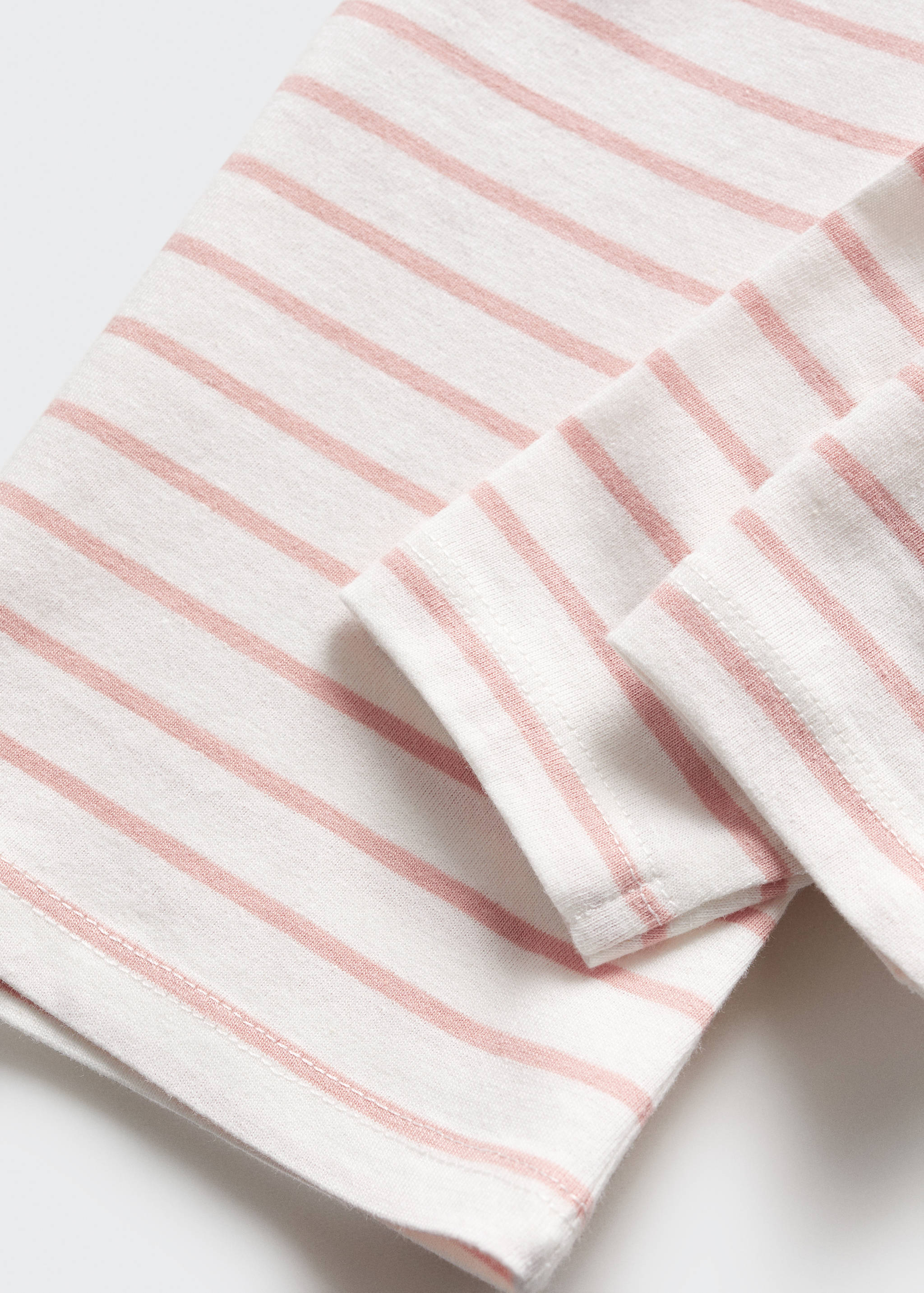 Ruffled striped t-shirt - Details of the article 0