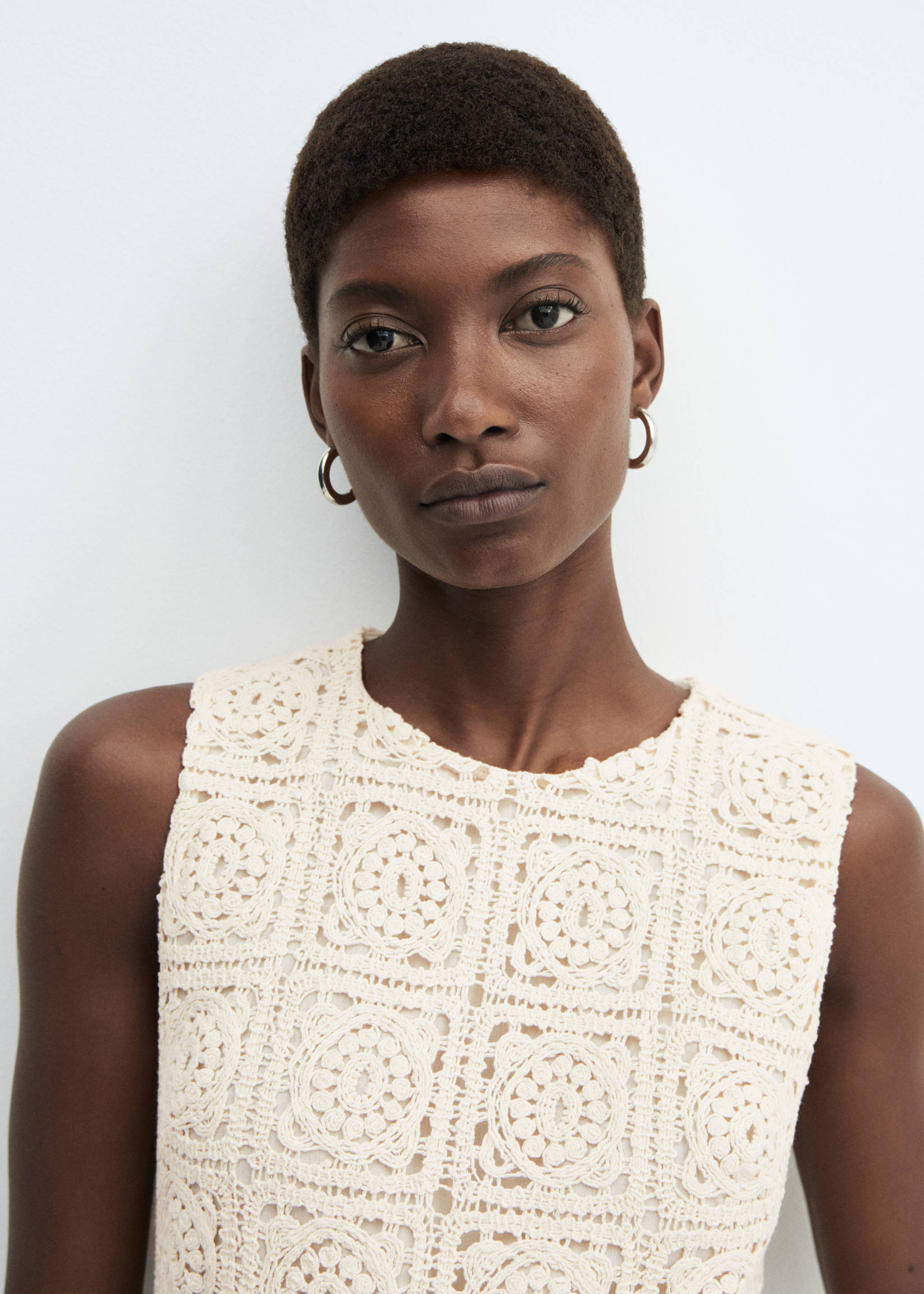 Crochet cotton dress - Details of the article 1
