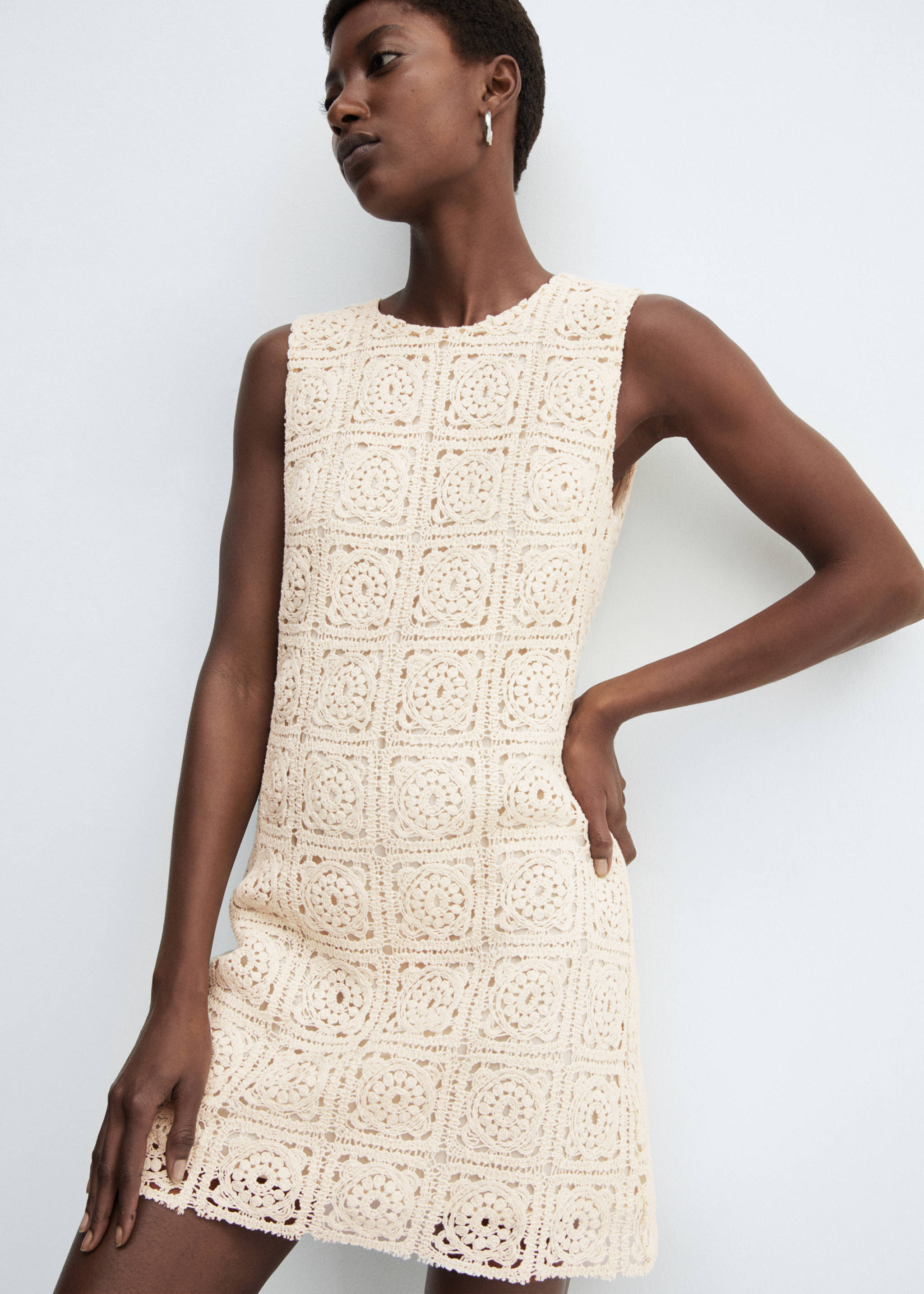 Crochet cotton dress - Details of the article 2