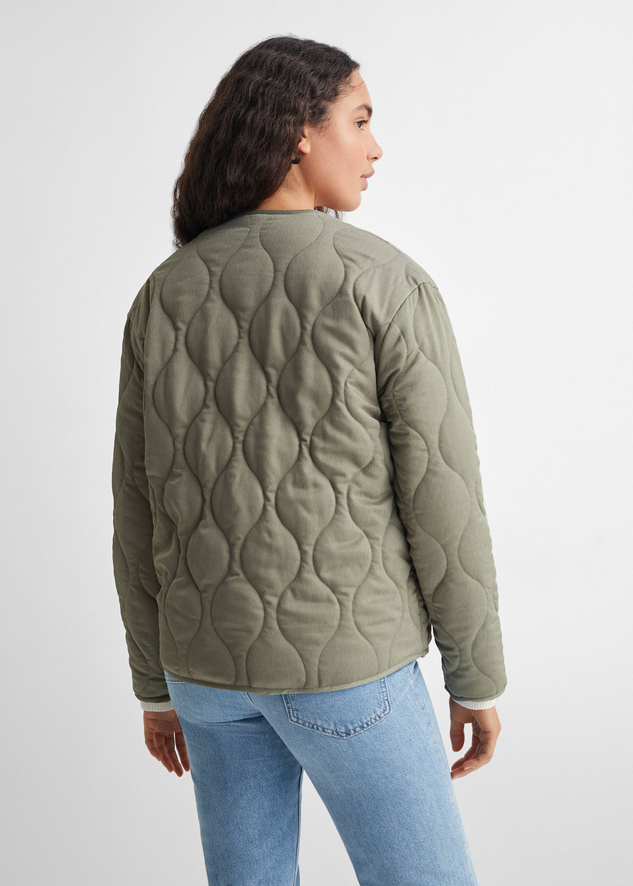 Quilted jacket - Reverse of the article