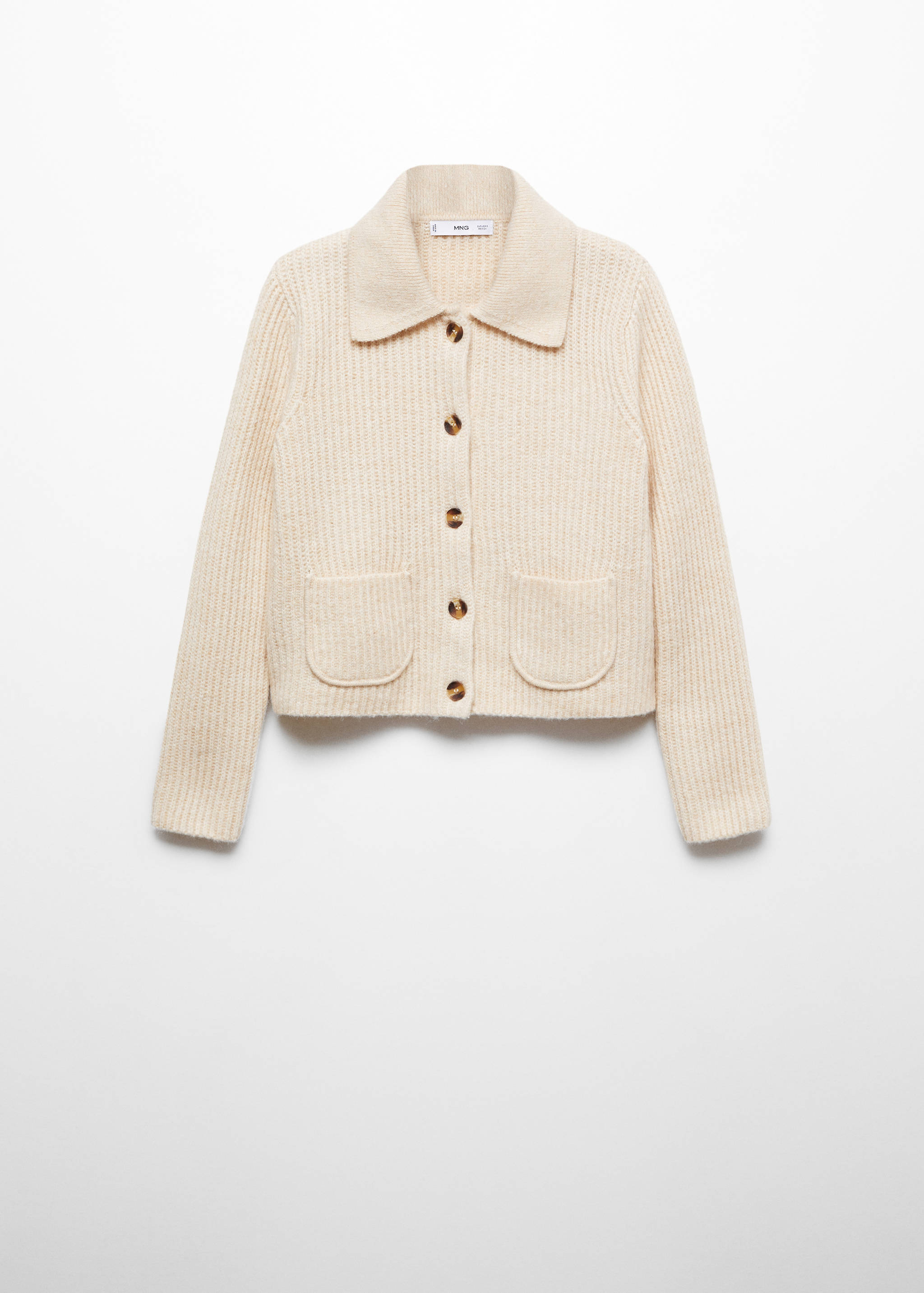 Cárdigan cuello bolsillos - Artículo sin modelo