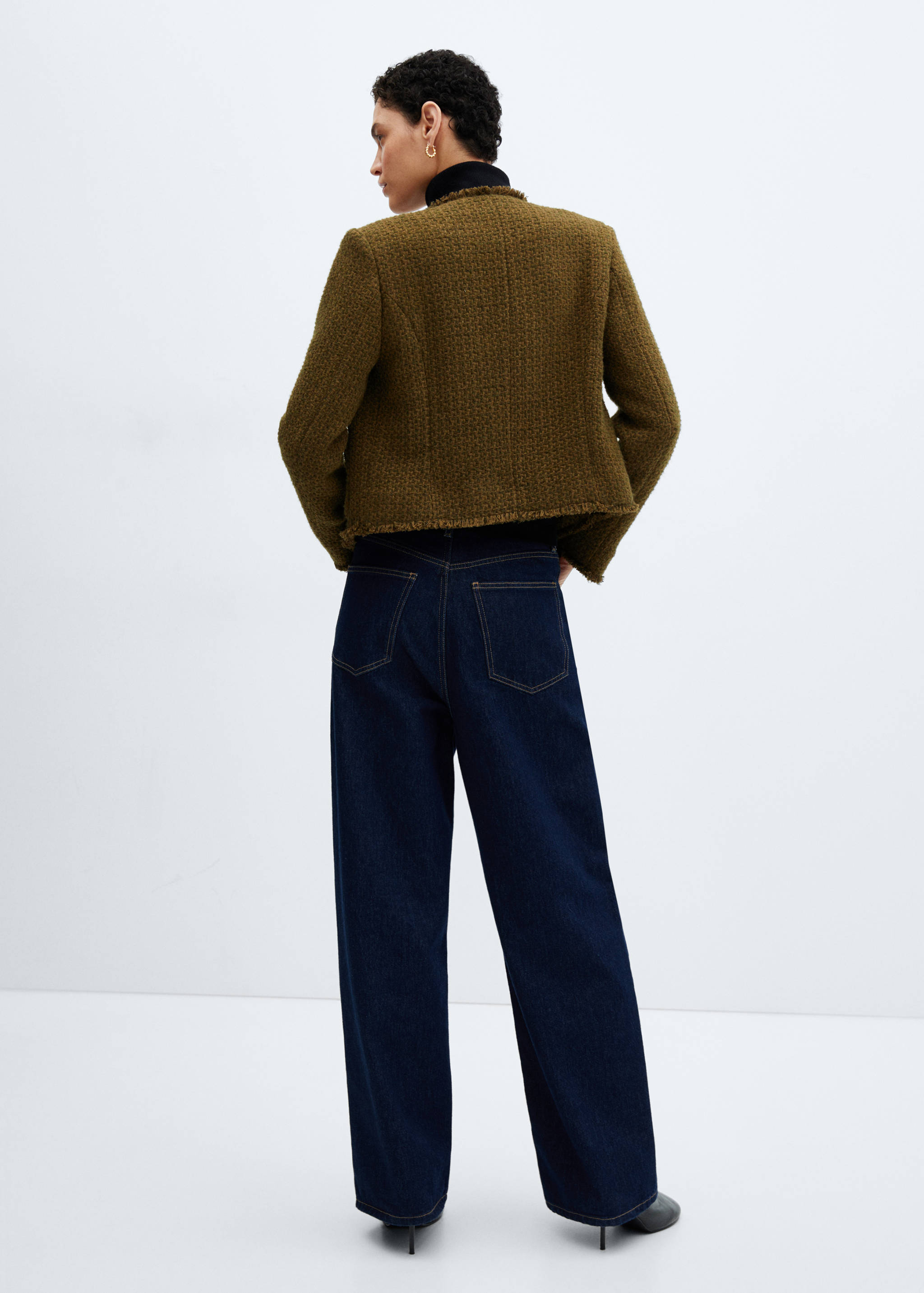 Veste en tweed à poches - Verso de l’article