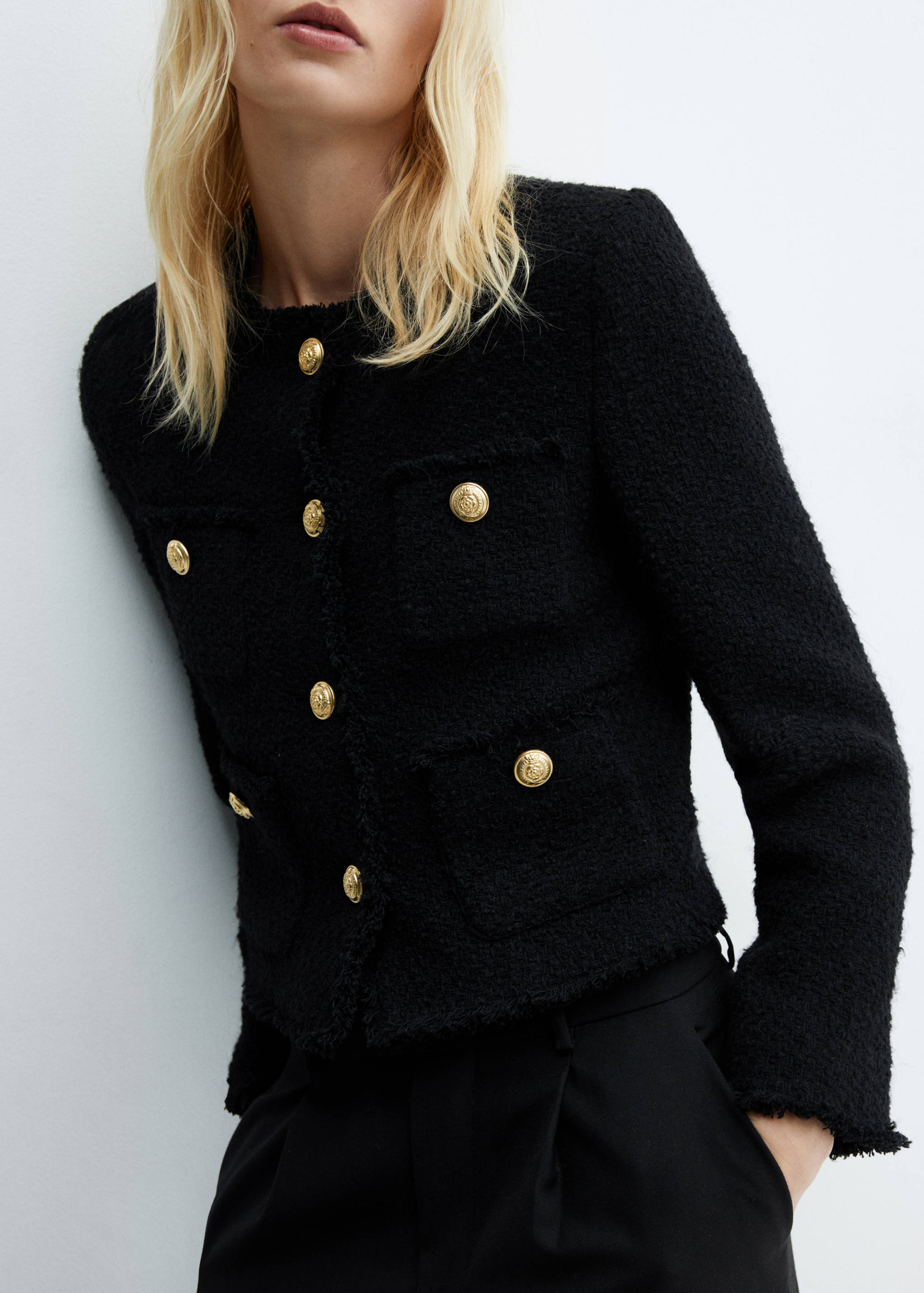 Veste en tweed à poches - Détail de l'article 6