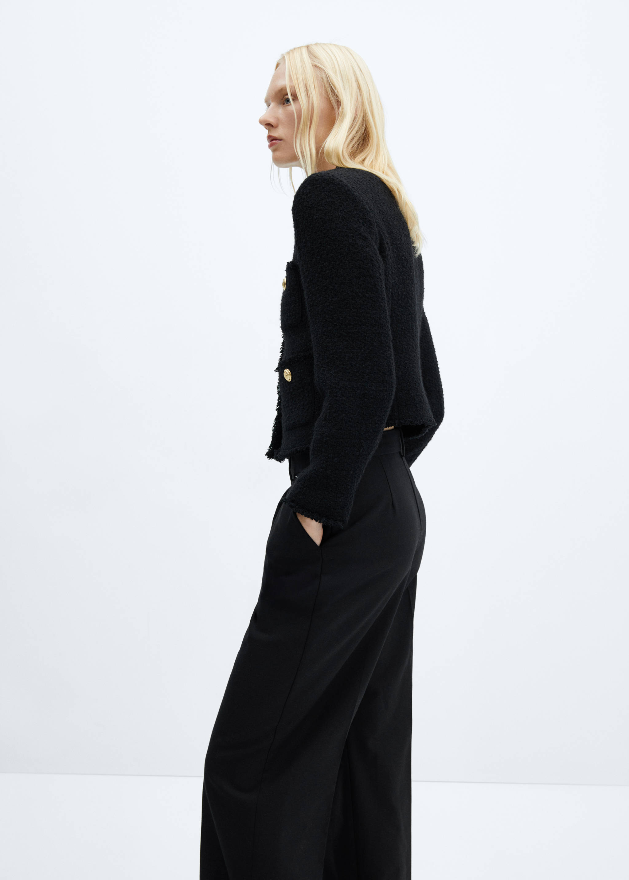 Veste en tweed à poches - Détail de l'article 2