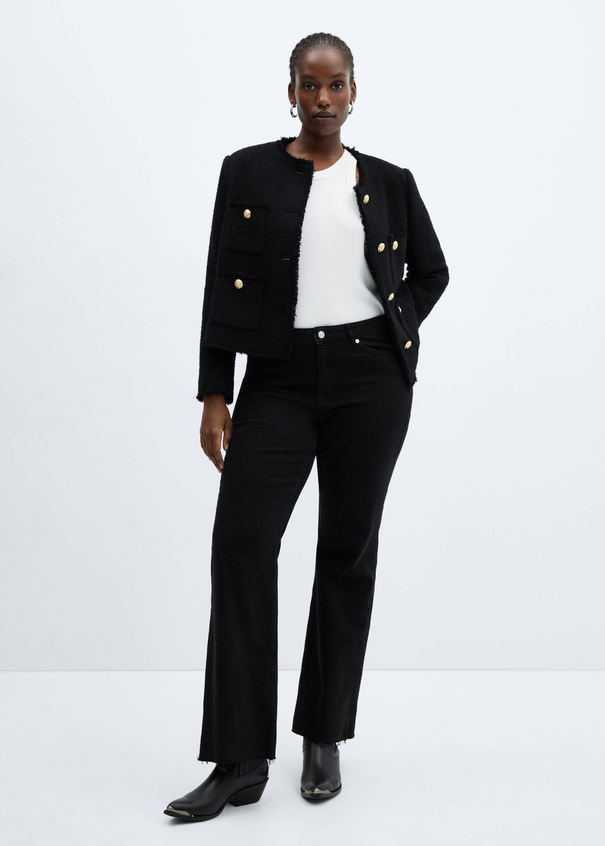 Veste en tweed à poches - Détail de l'article 3