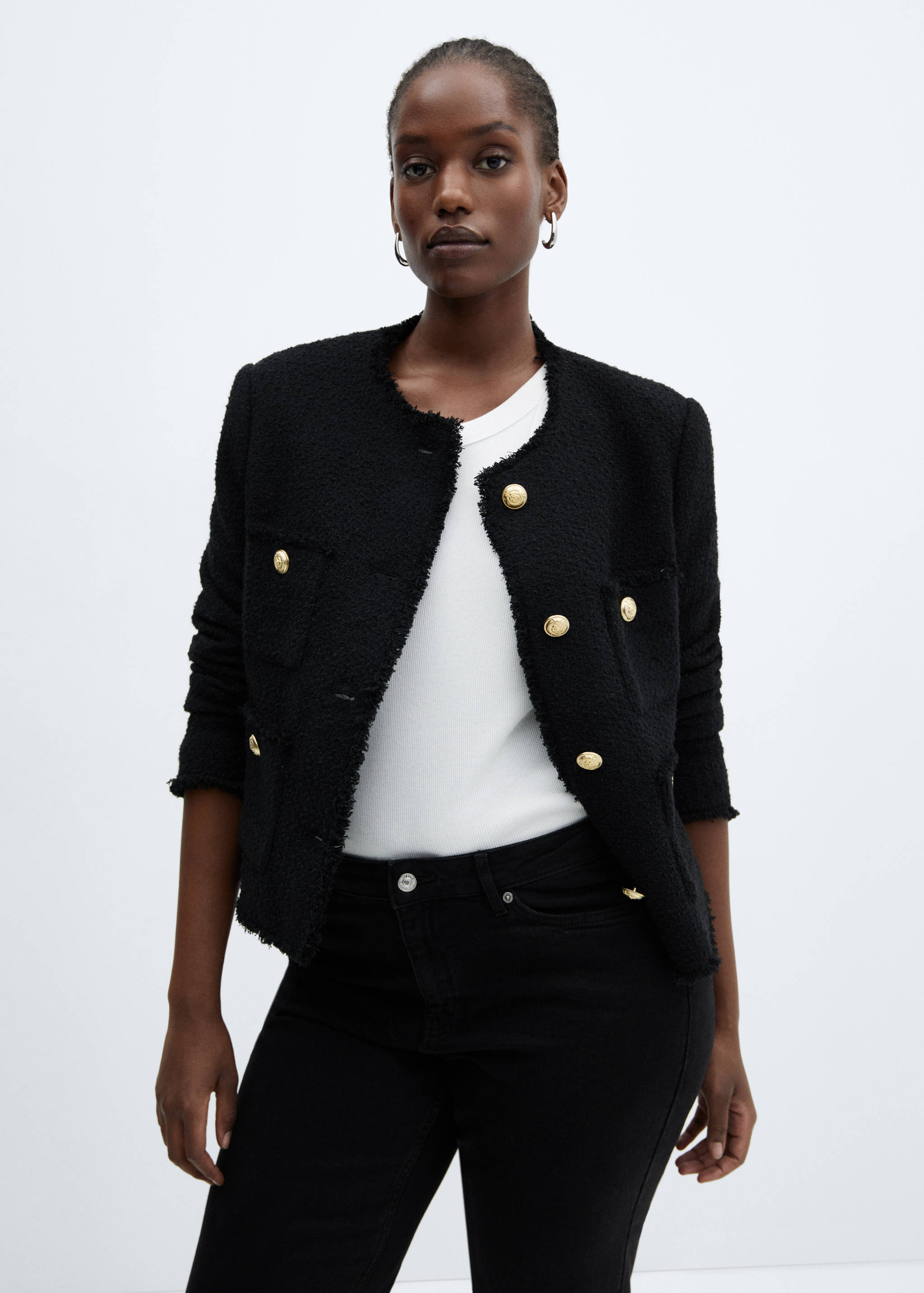 Veste en tweed à poches - Détail de l'article 5