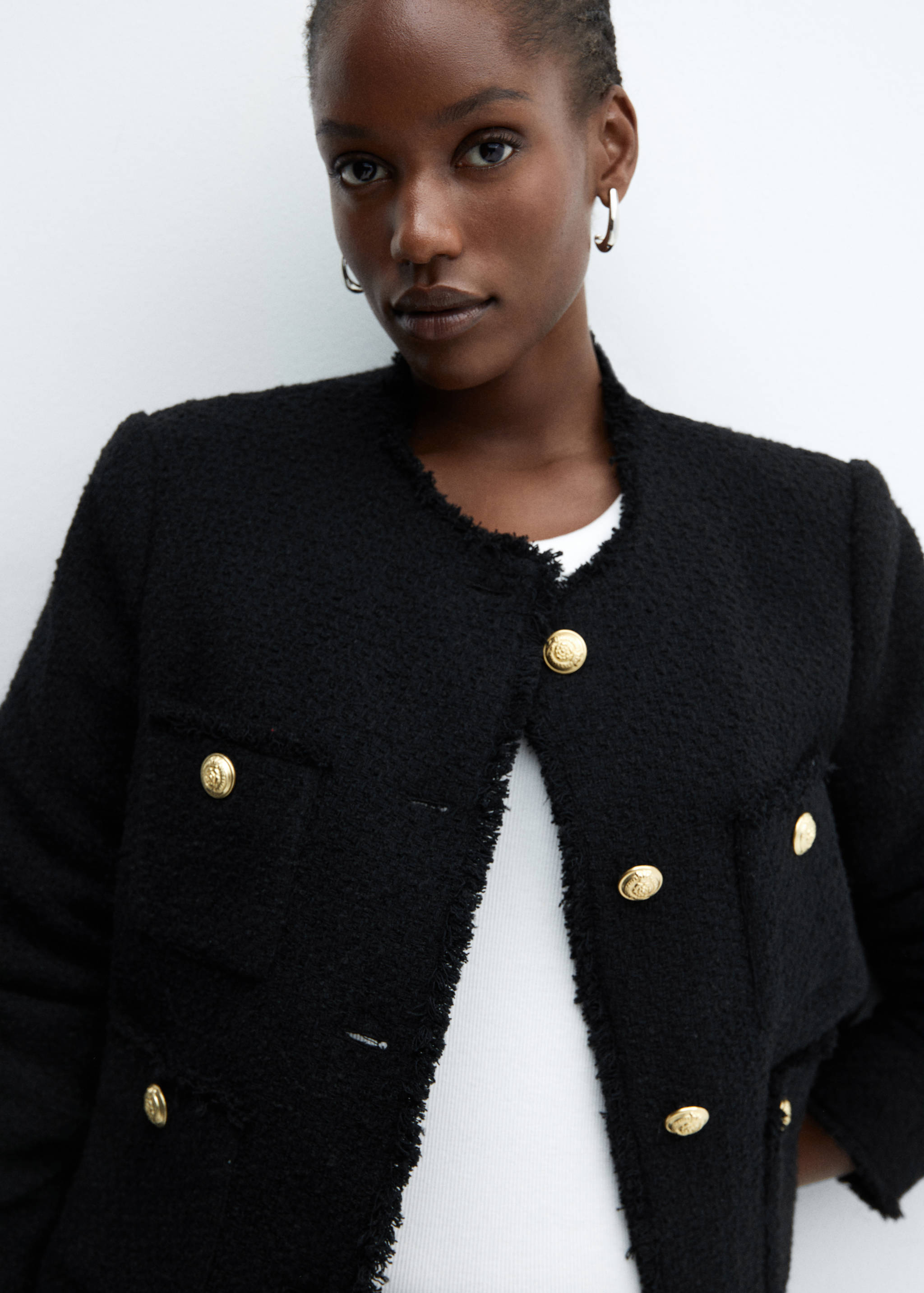 Veste en tweed à poches - Détail de l'article 4