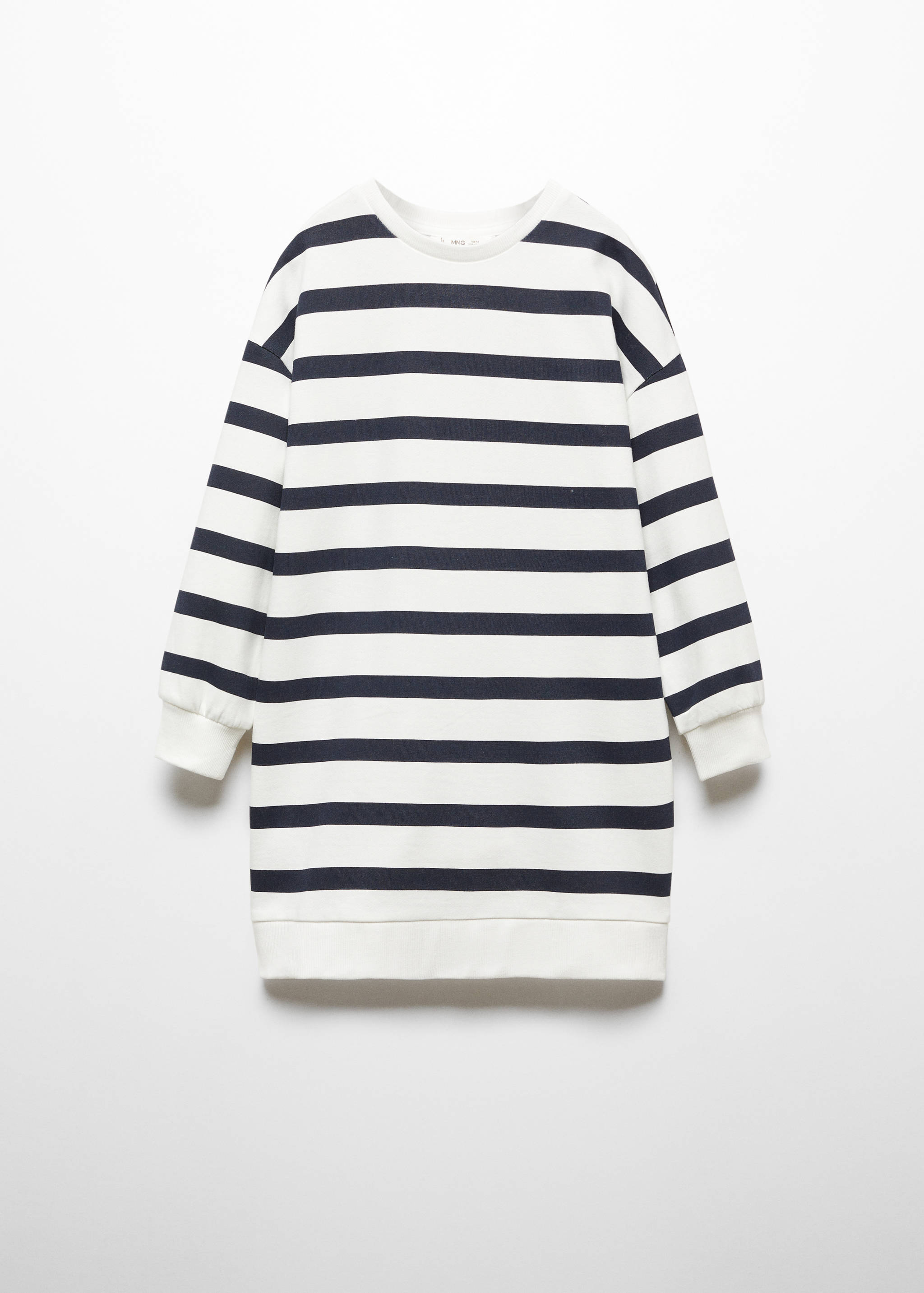 Striped sweatshirt dress - Article without model