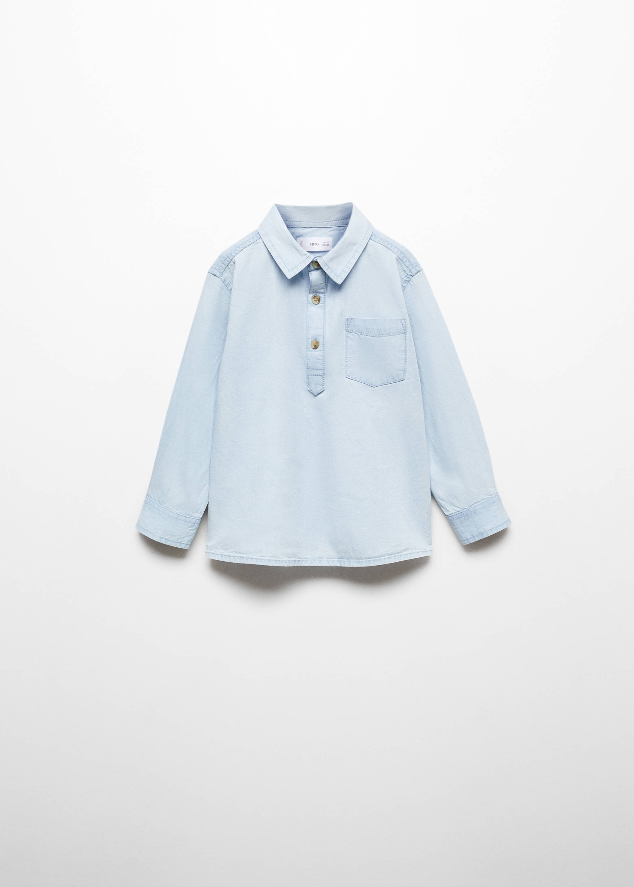 Бавовняна сорочка з кишенями - Товар без моделі