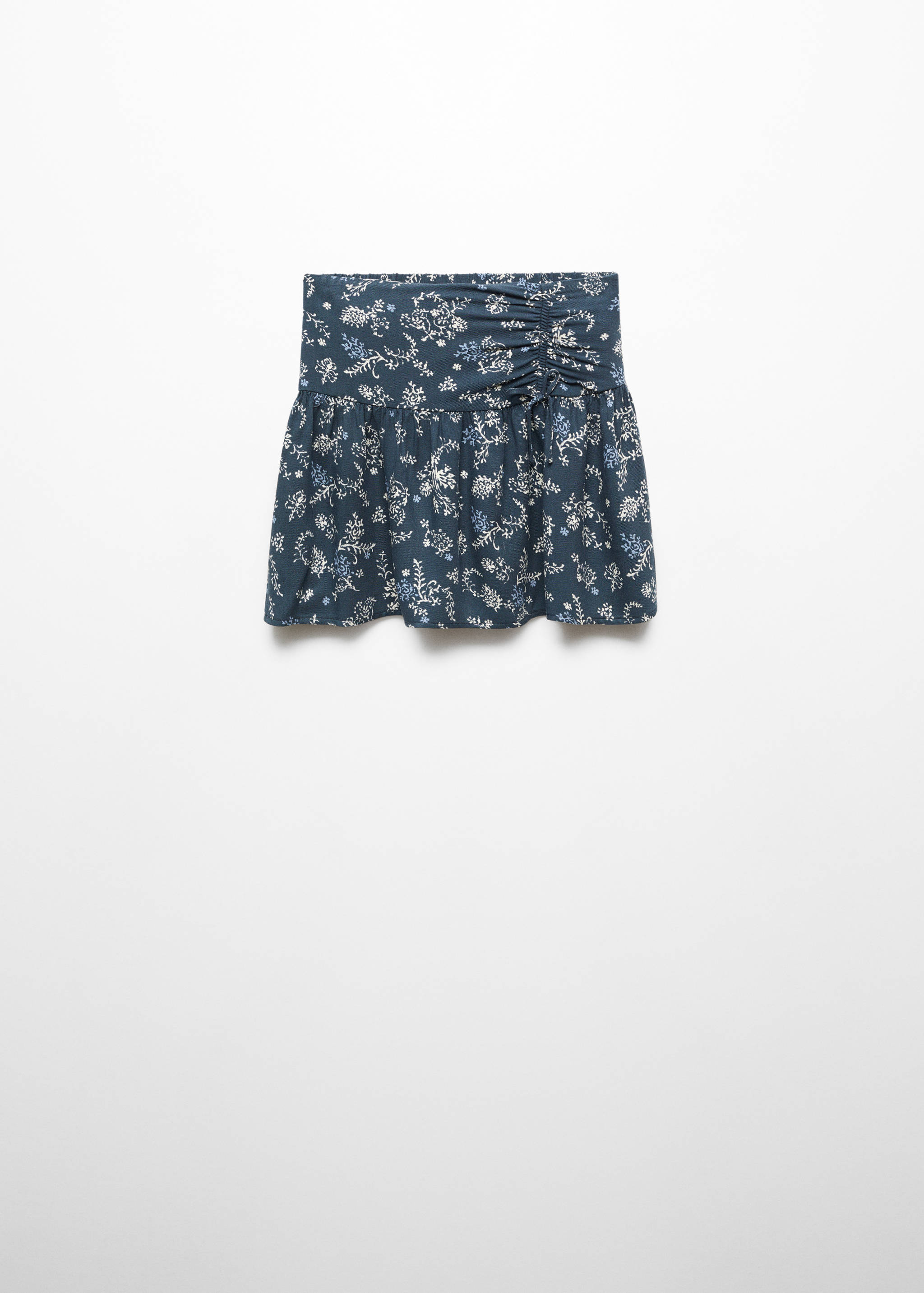 Gathered skirt with ruffle - Article without model