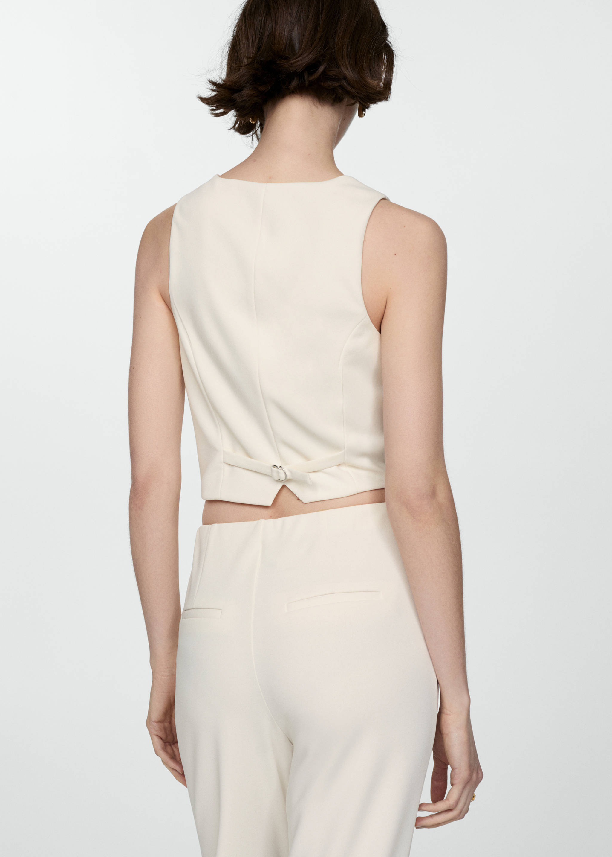 Suit vest with buttons - Reverse of the article