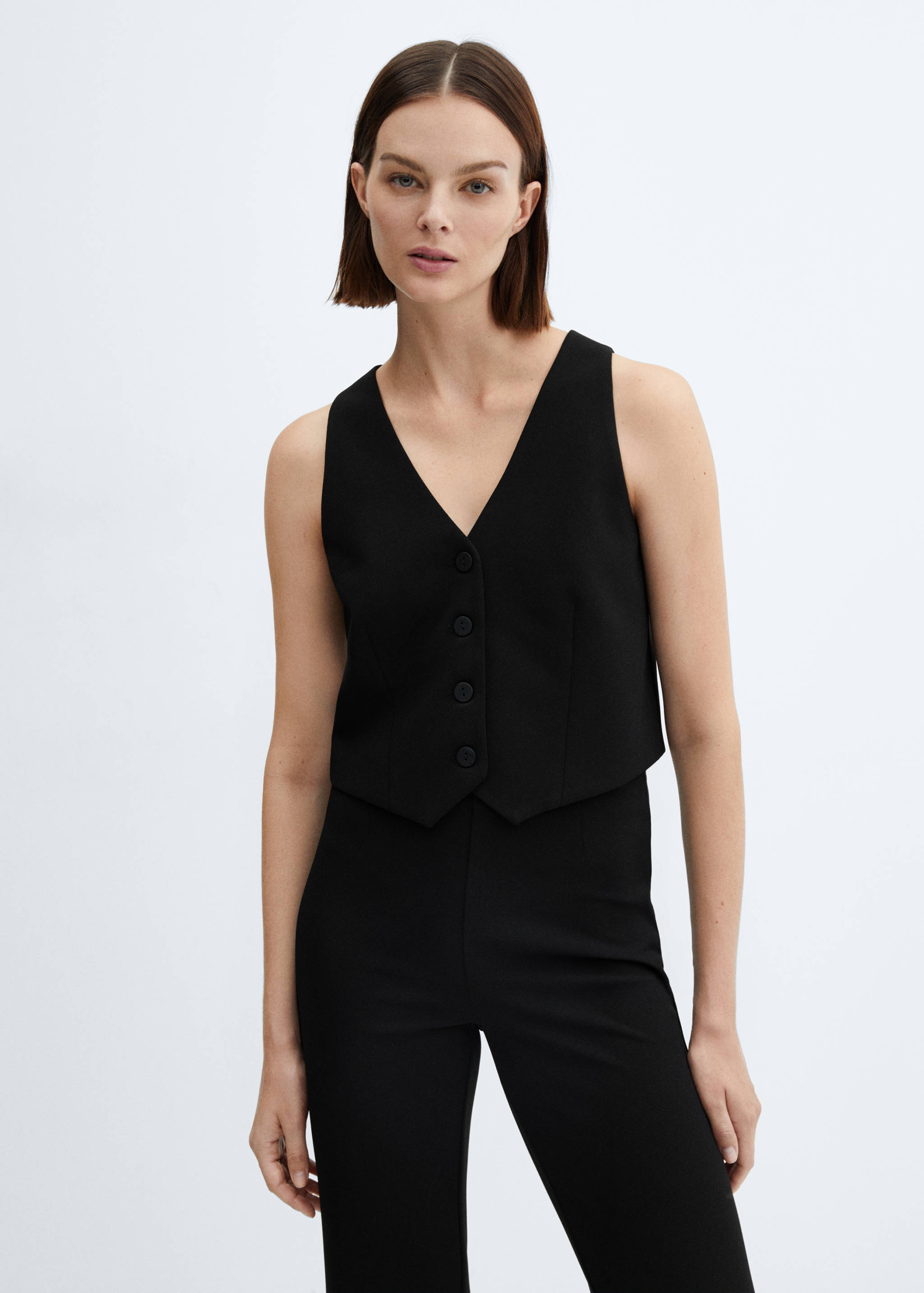 Suit vest with buttons - Medium plane