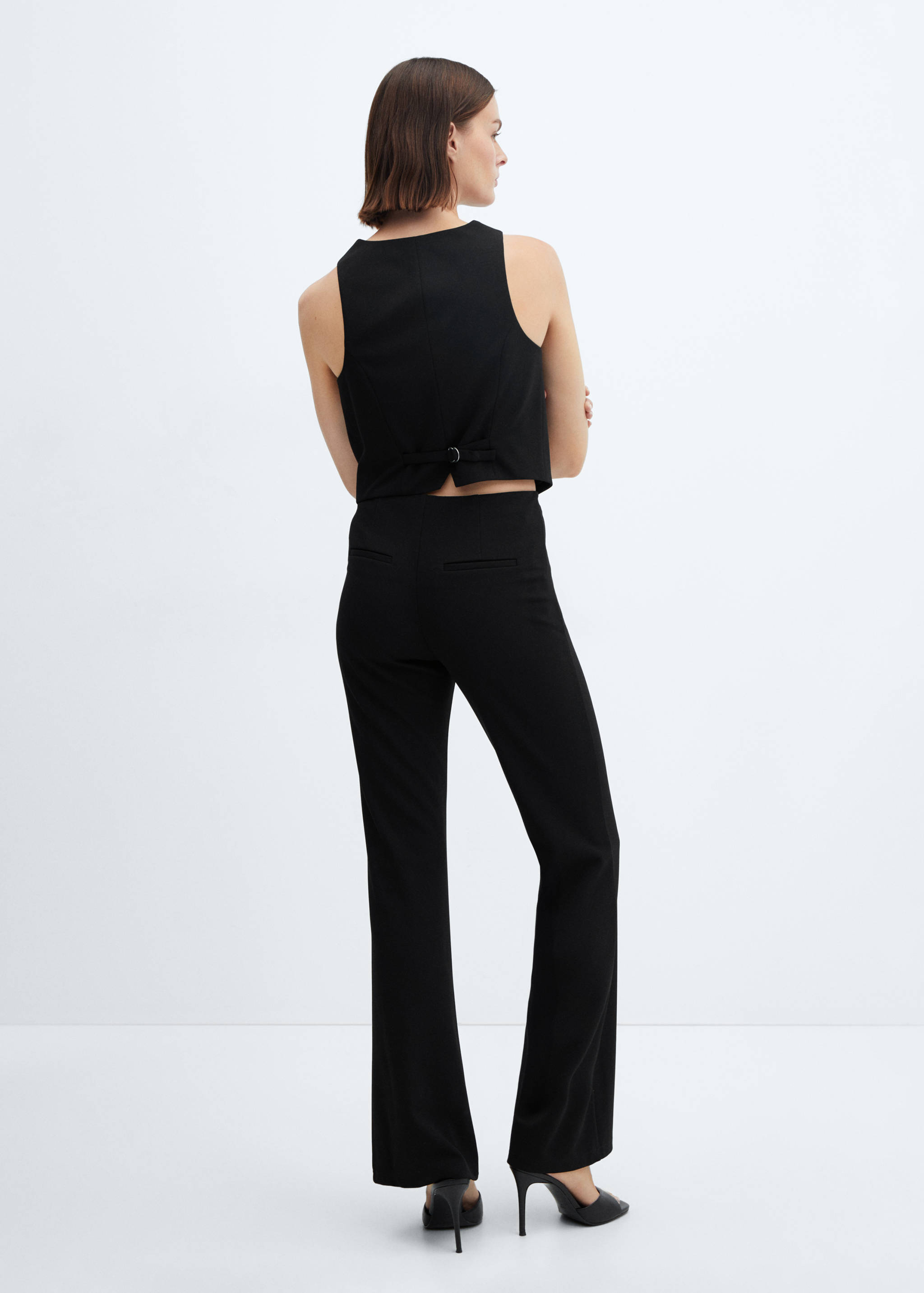 Suit vest with buttons - Reverse of the article