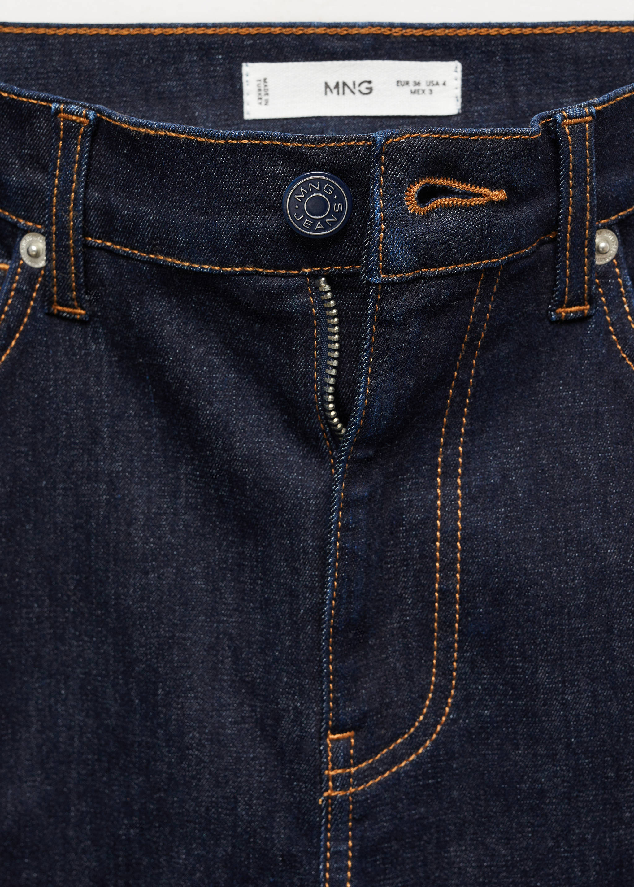 Side opening capri jeans - Details of the article 8