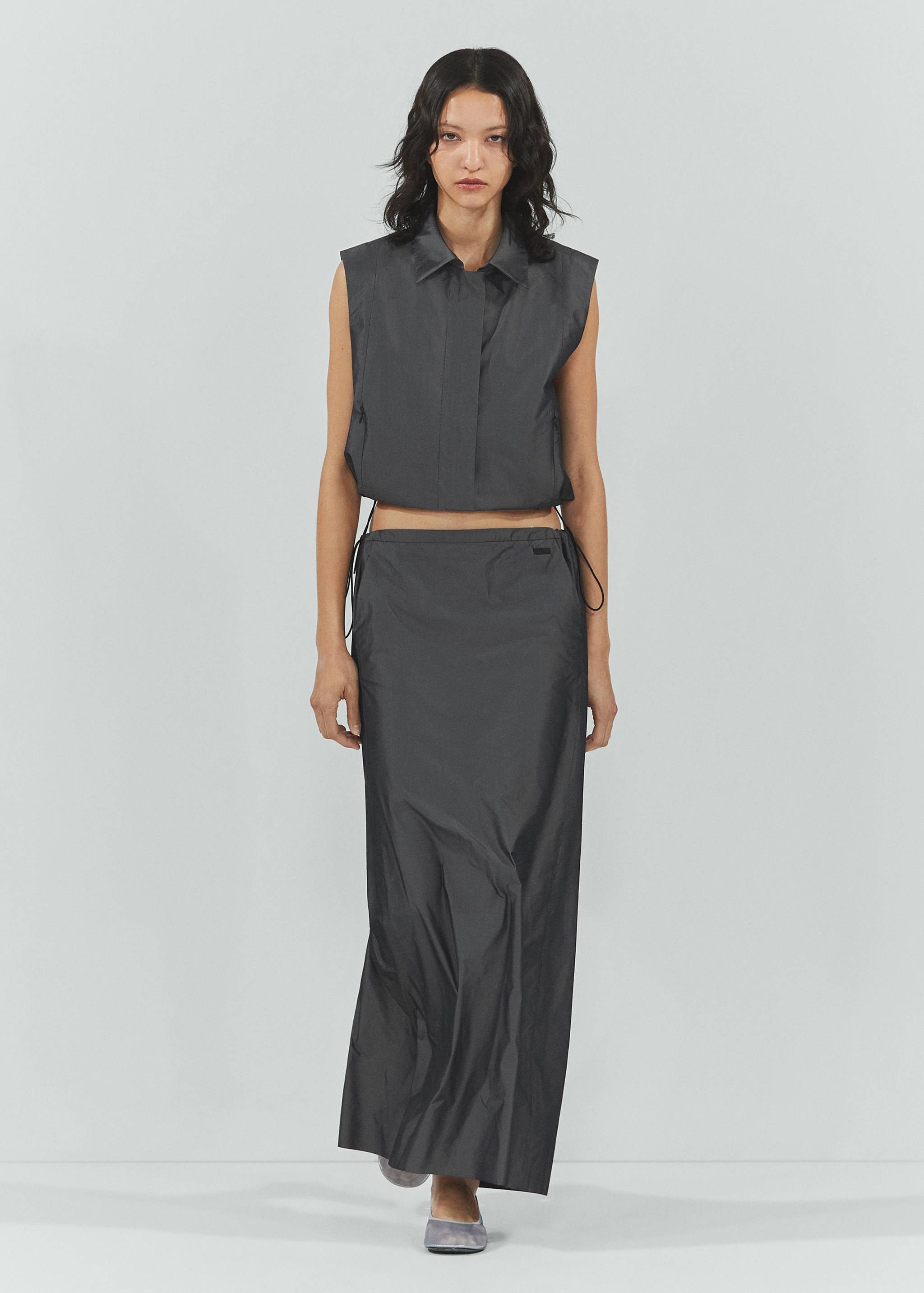 Parachute slit skirt - General plane